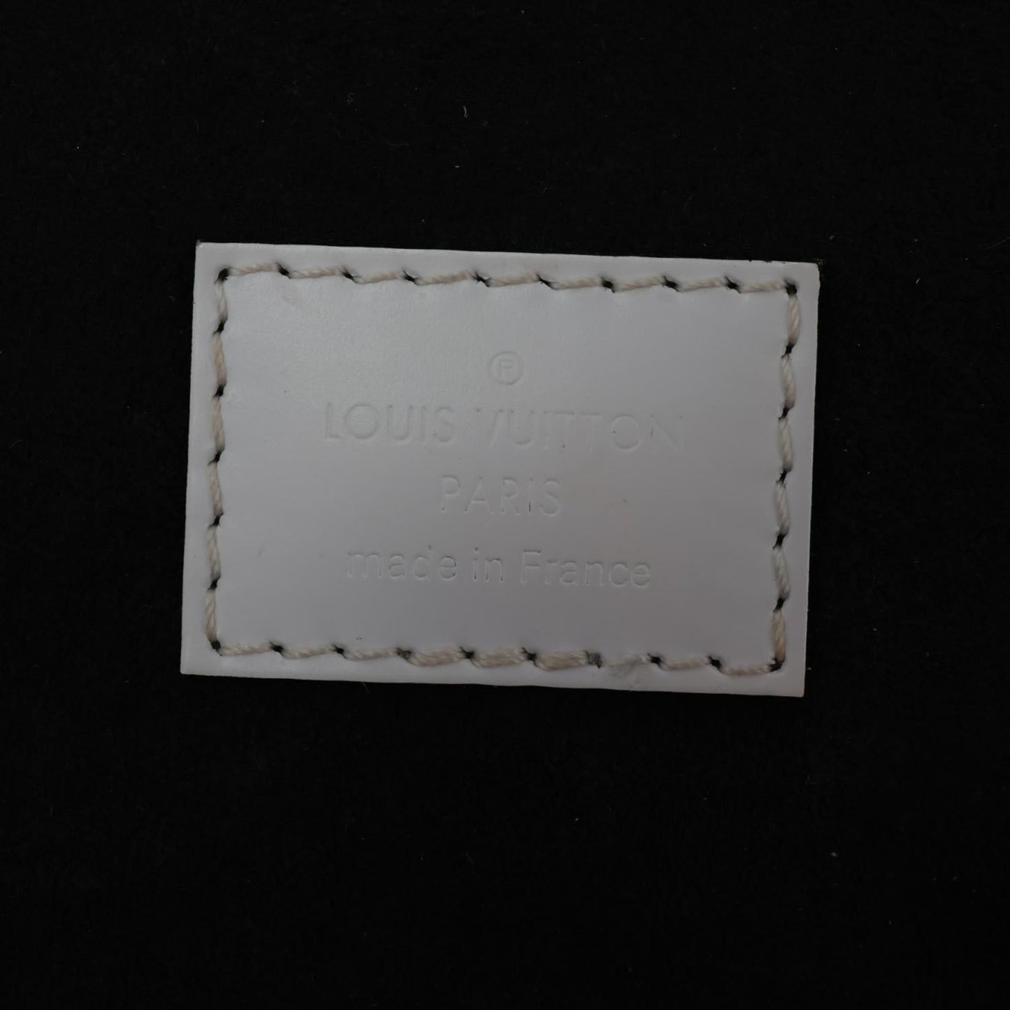 LOUIS VUITTON Cannes Epi Leather Vanity Bag White