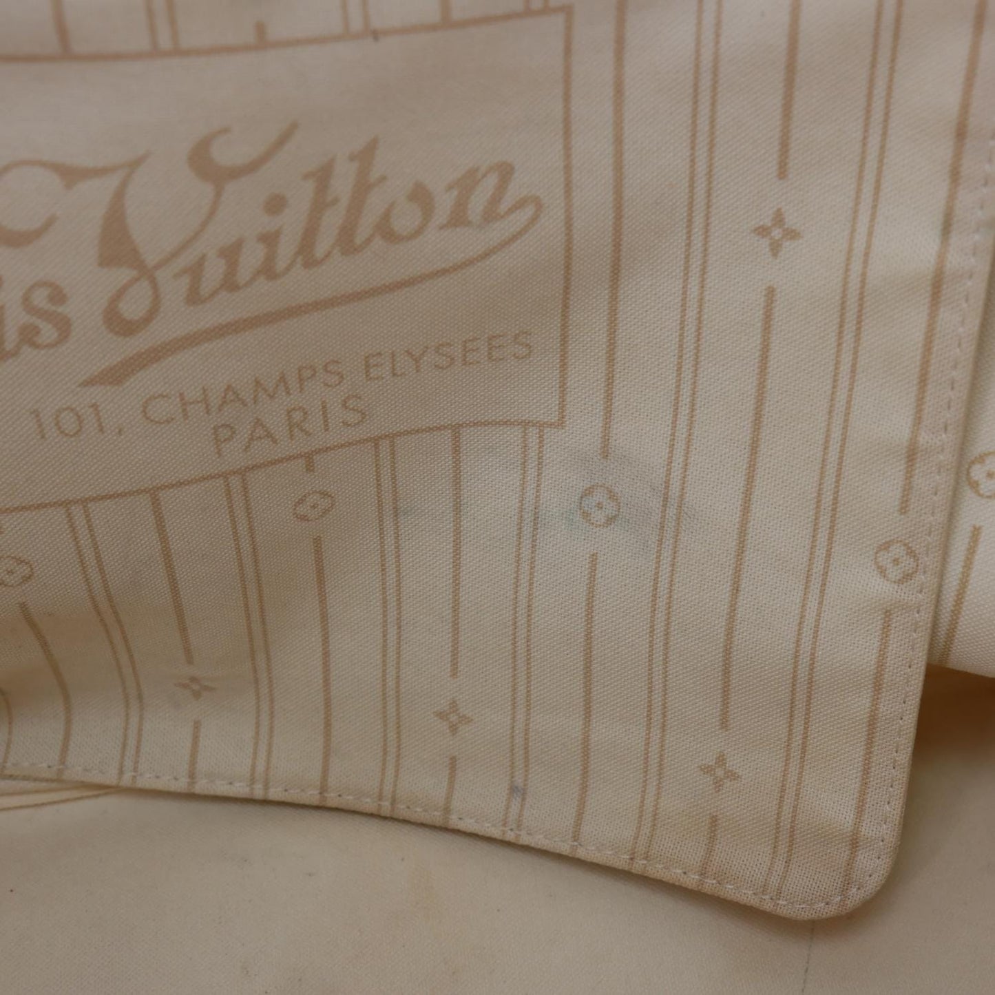 LOUIS VUITTON Neverfull GM Damier Azur Tote Shoulder Bag White