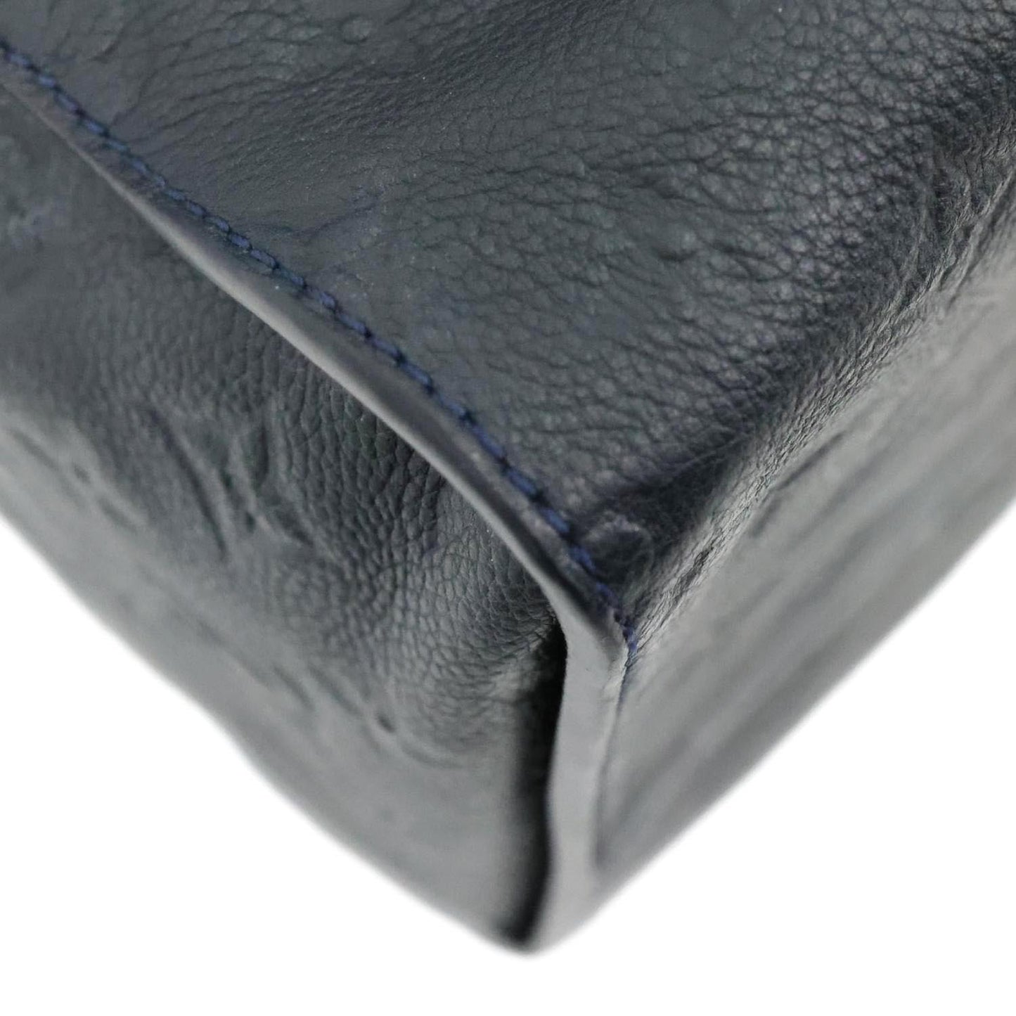 LOUIS VUITTON Inspiree Monogram Empreinte Leather Shoulder Bag Navy Blue