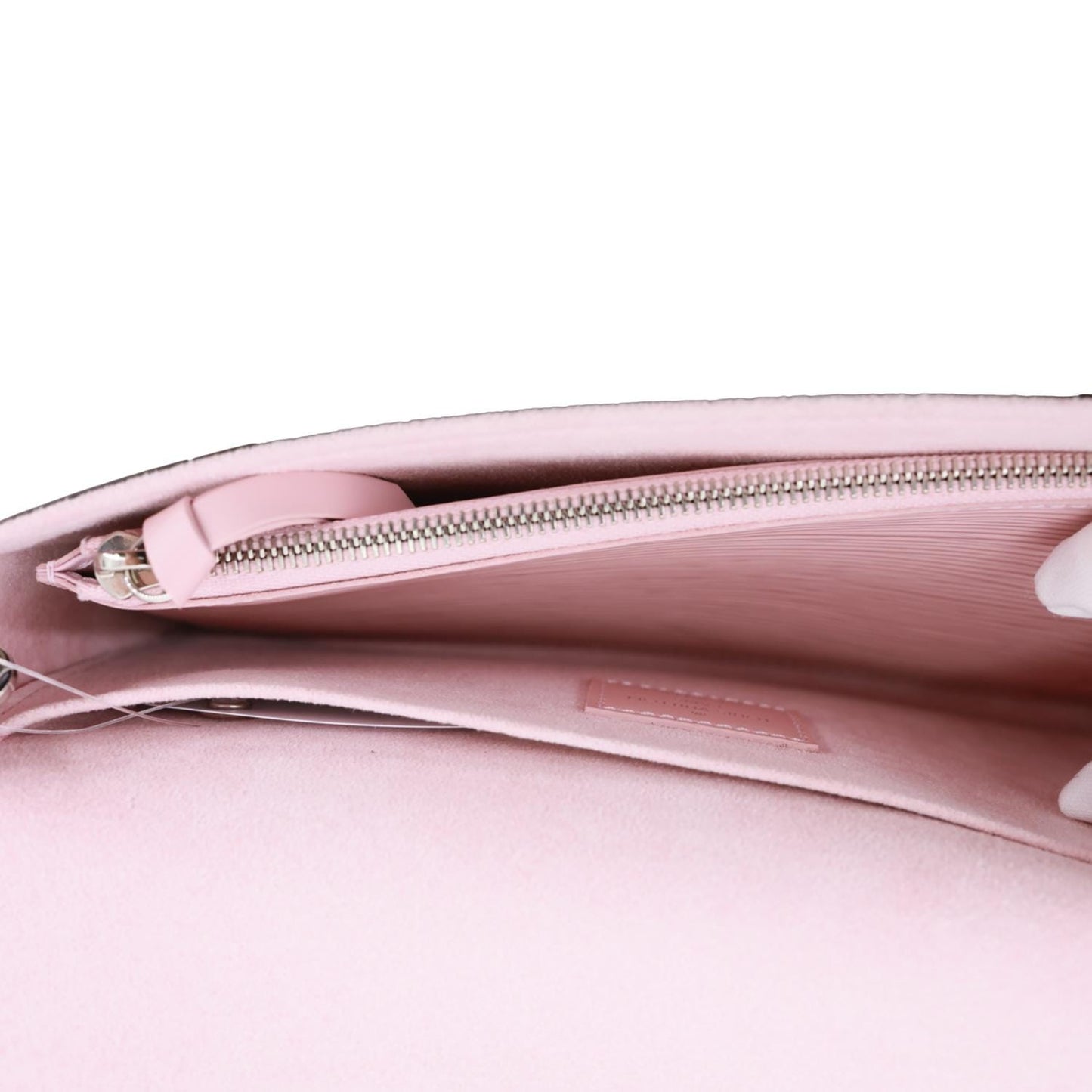 LOUIS VUITTON Felicie Pochette Epi Leather Crossbody Bag Pink