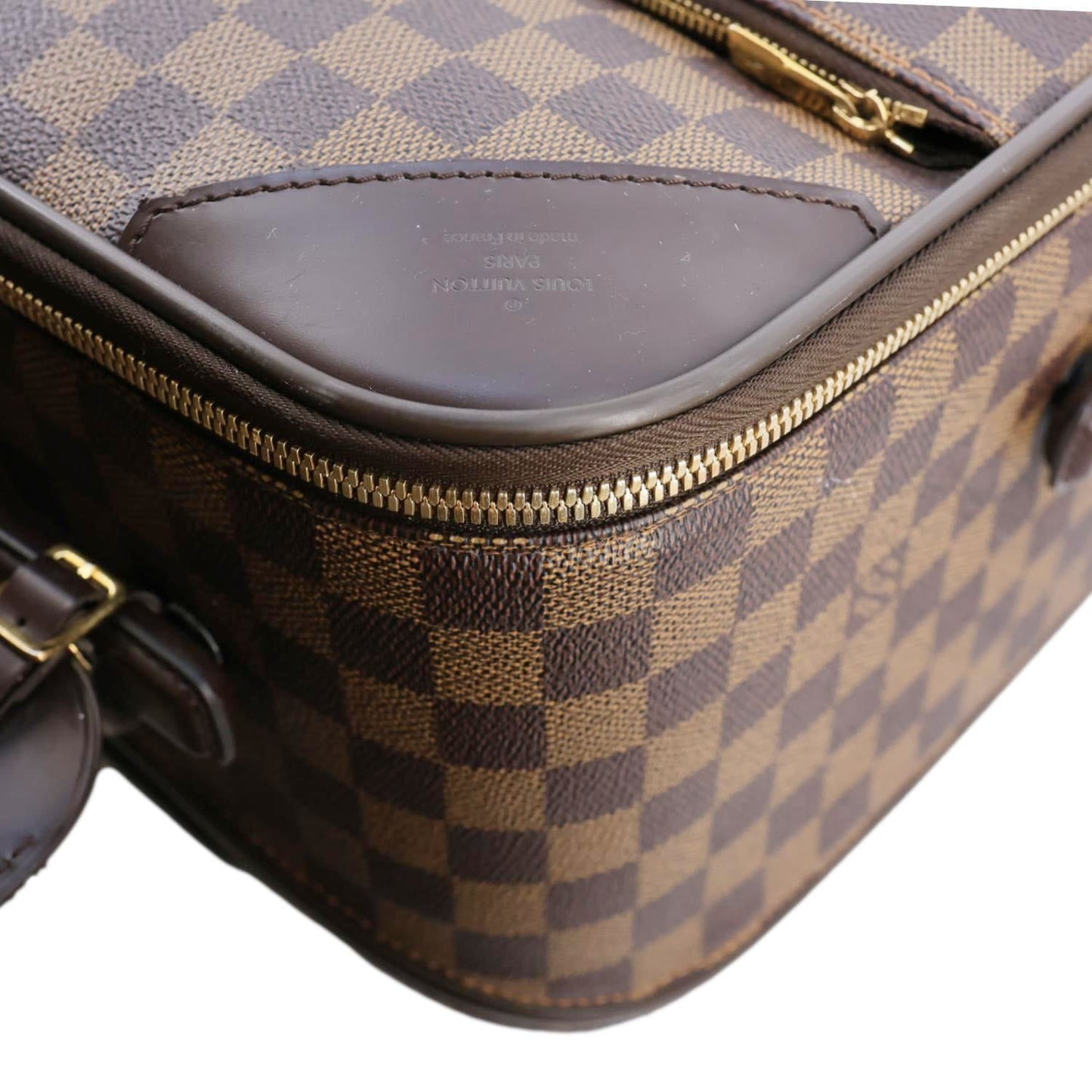 LOUIS VUITTON Pegase 55 Business Luggage Damier Ebene Travel Bag Brown