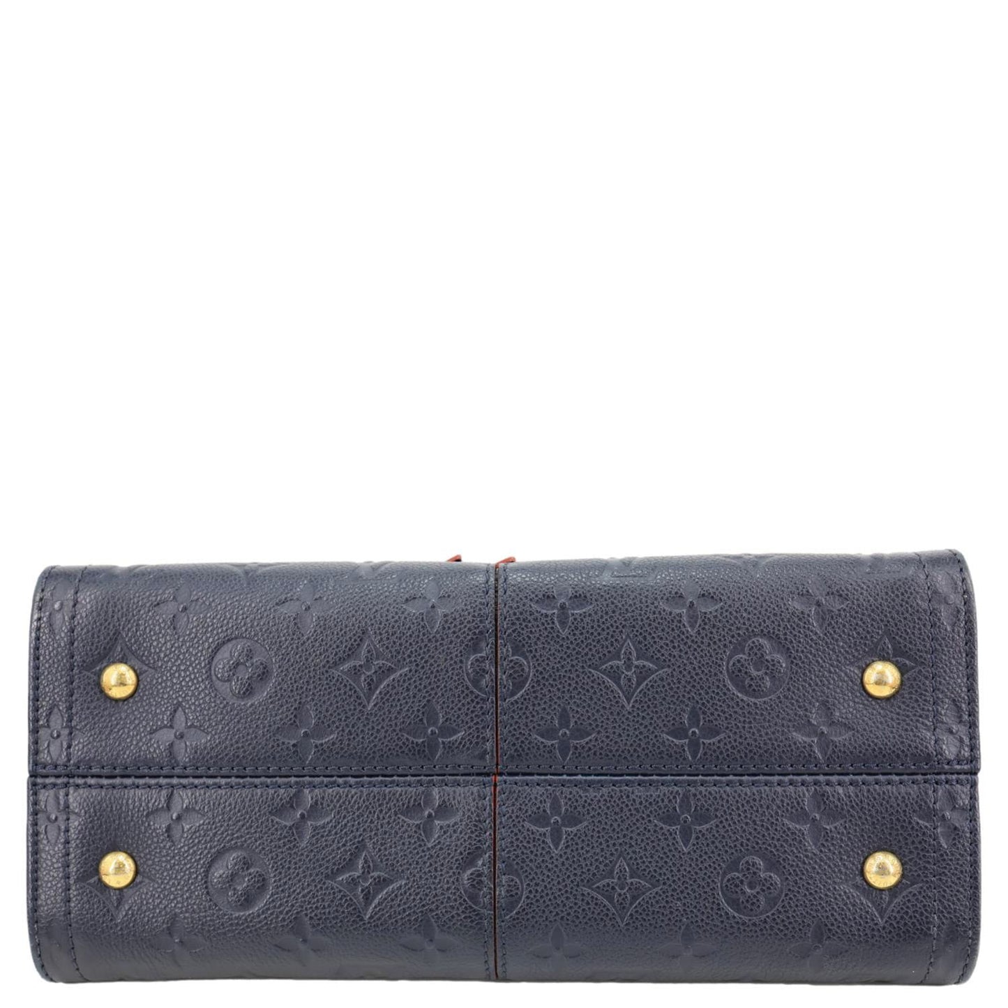 LOUIS VUITTON Sully PM Monogram Empreinte Leather Shoulder Bag Marine Rouge