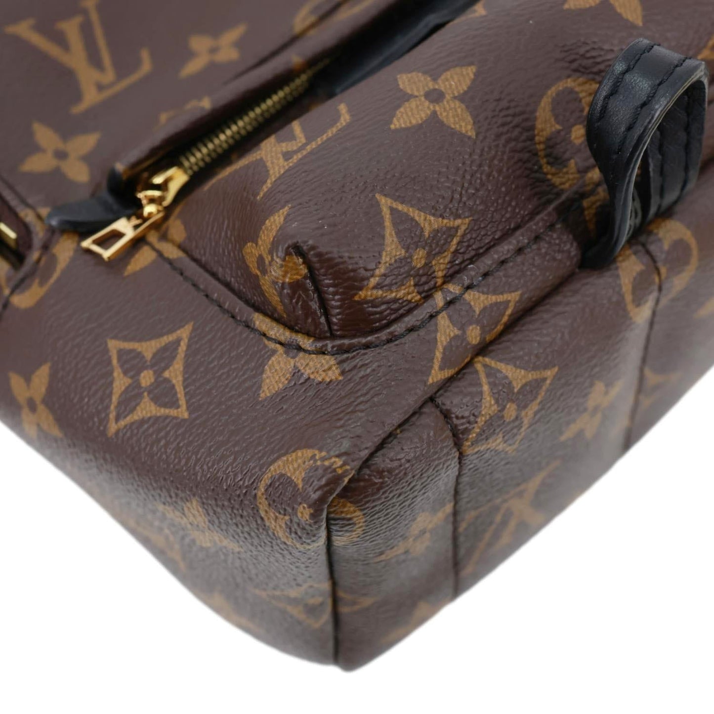 LOUIS VUITTON Palm Spring Mini Monogram Canvas Backpack Brown
