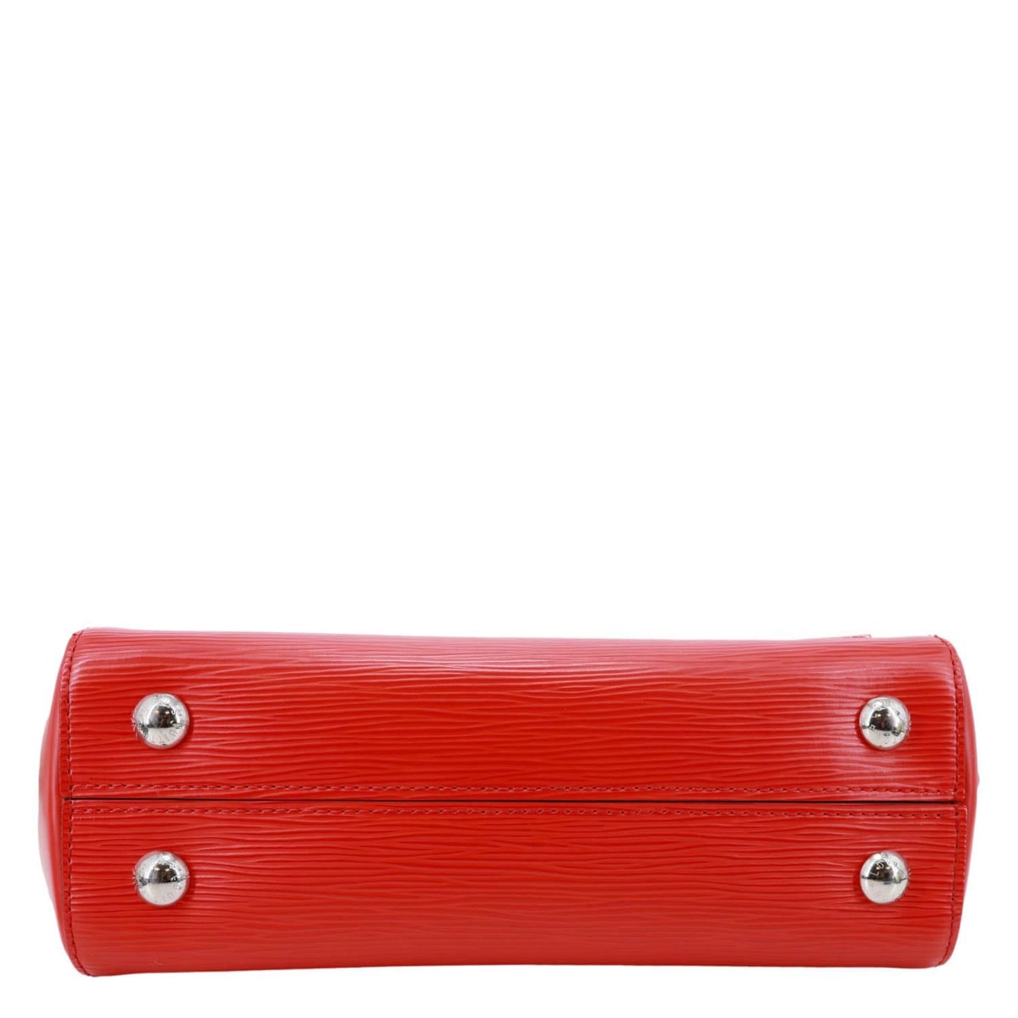 LOUIS VUITTON Cluny MM Epi Leather Top Handle Crossbody Bag Red