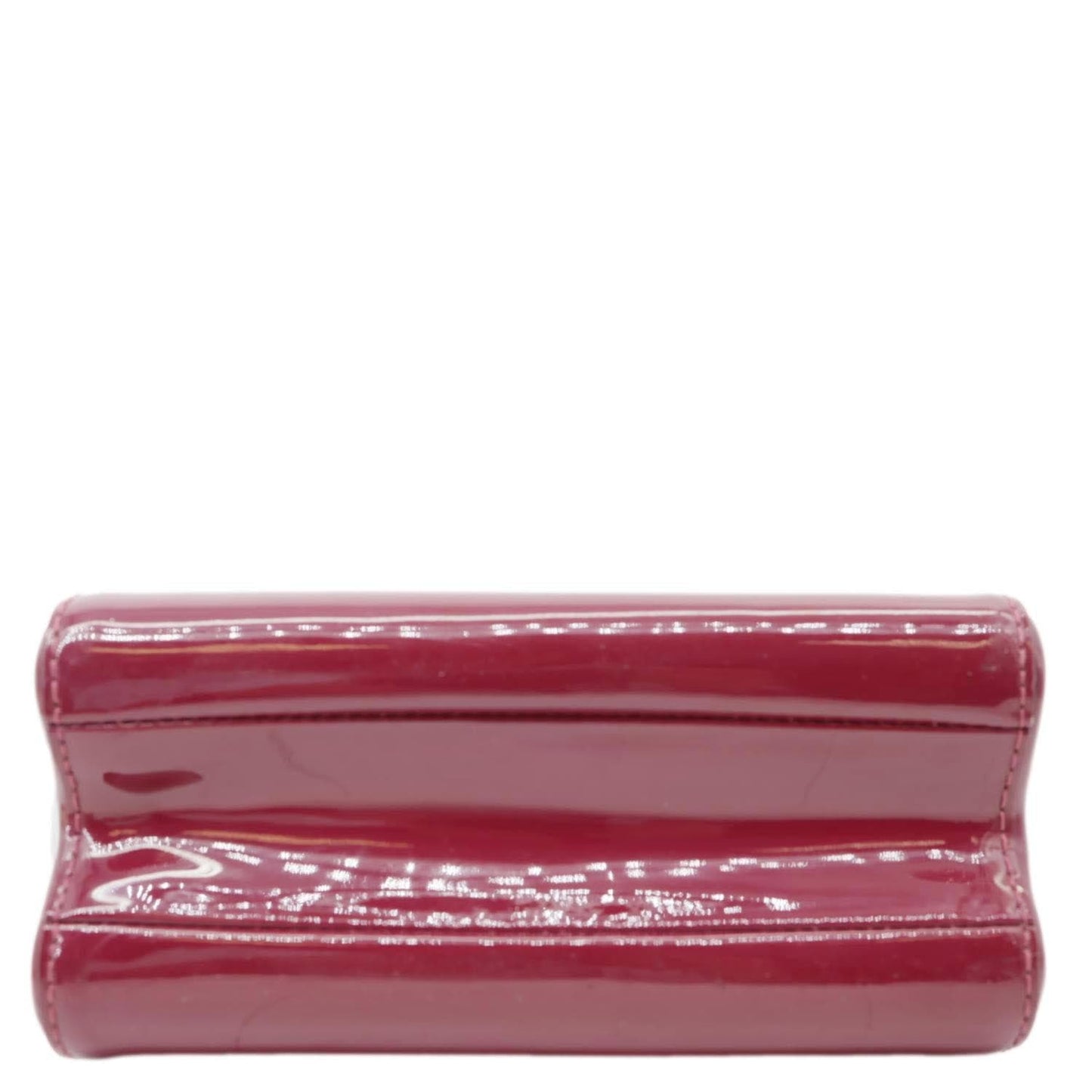 LOUIS VUITTON Twist PM Monogram Patent Leather Shoulder Bag Red