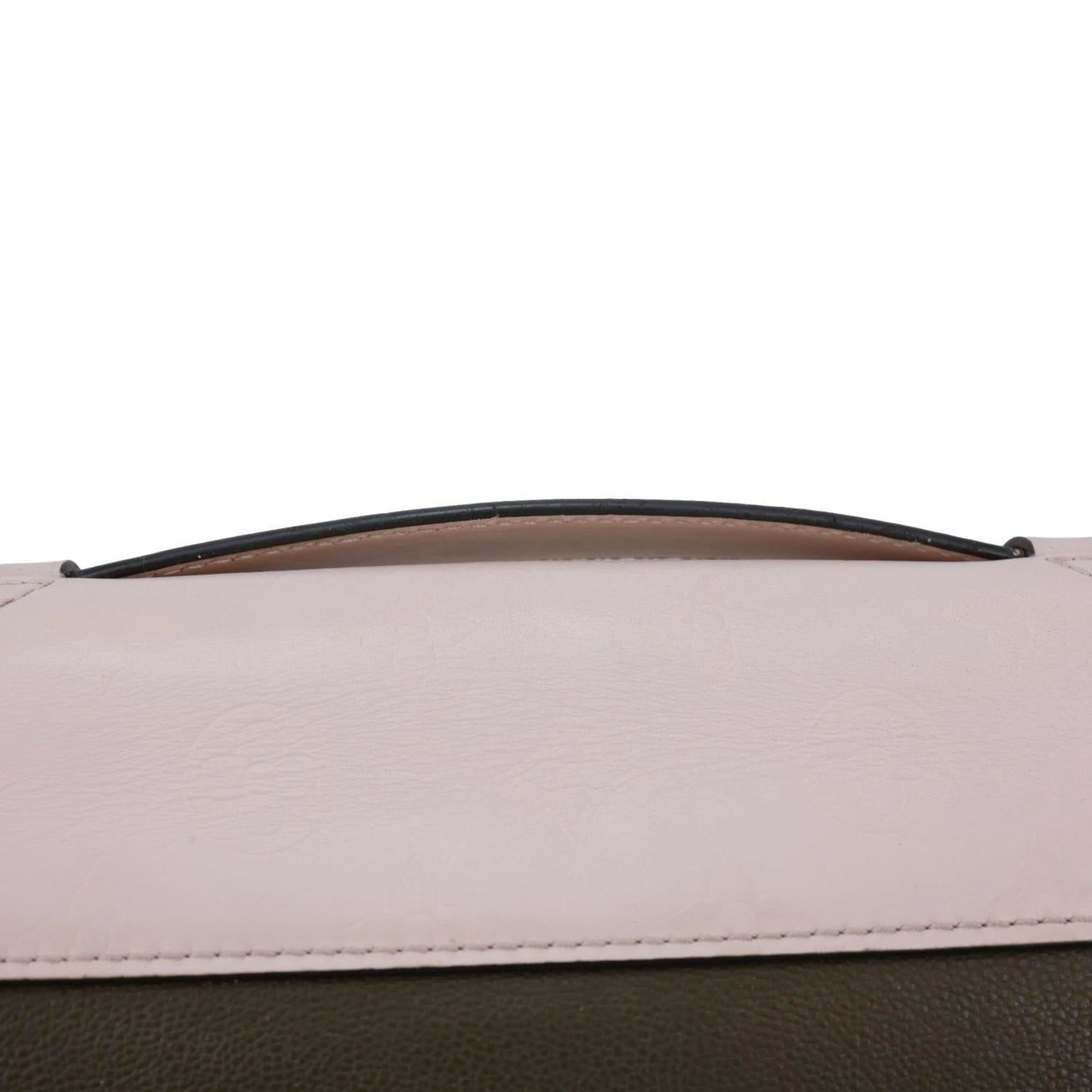 LOUIS VUITTON Very Calfskin Leather Saddle Shoulder Bag Khaki Green