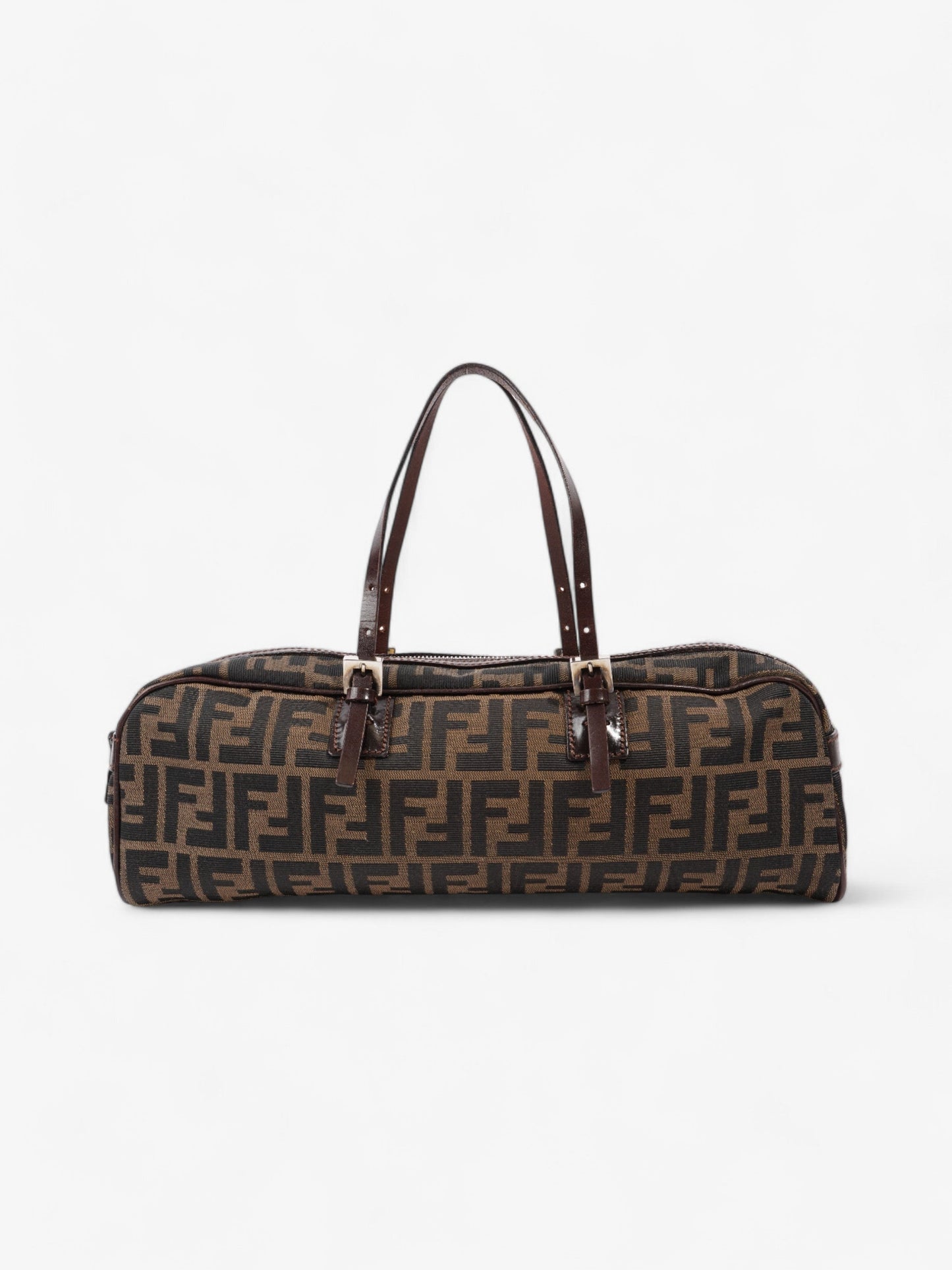 Fendi Canvas Brown Shoulder Bag Style 4