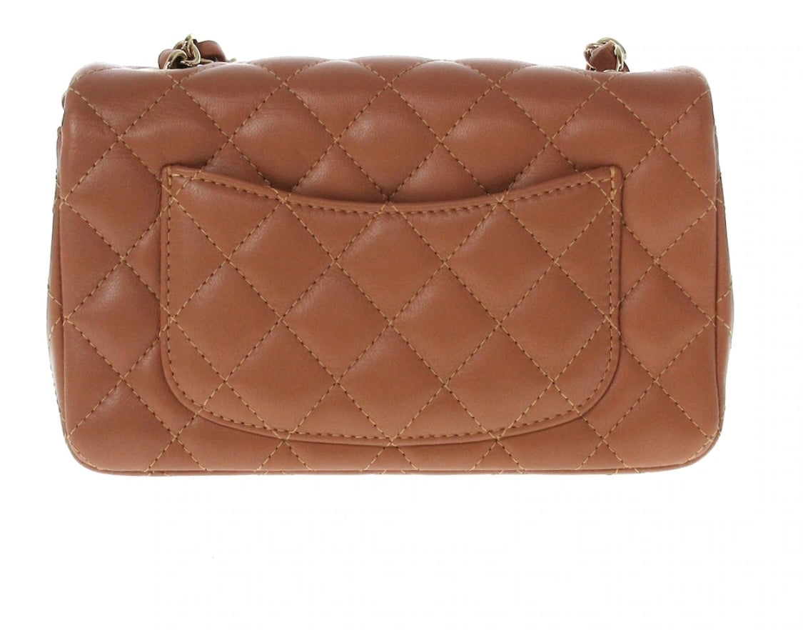 Chanel Mini Brown Handbag - Rovelle Bags