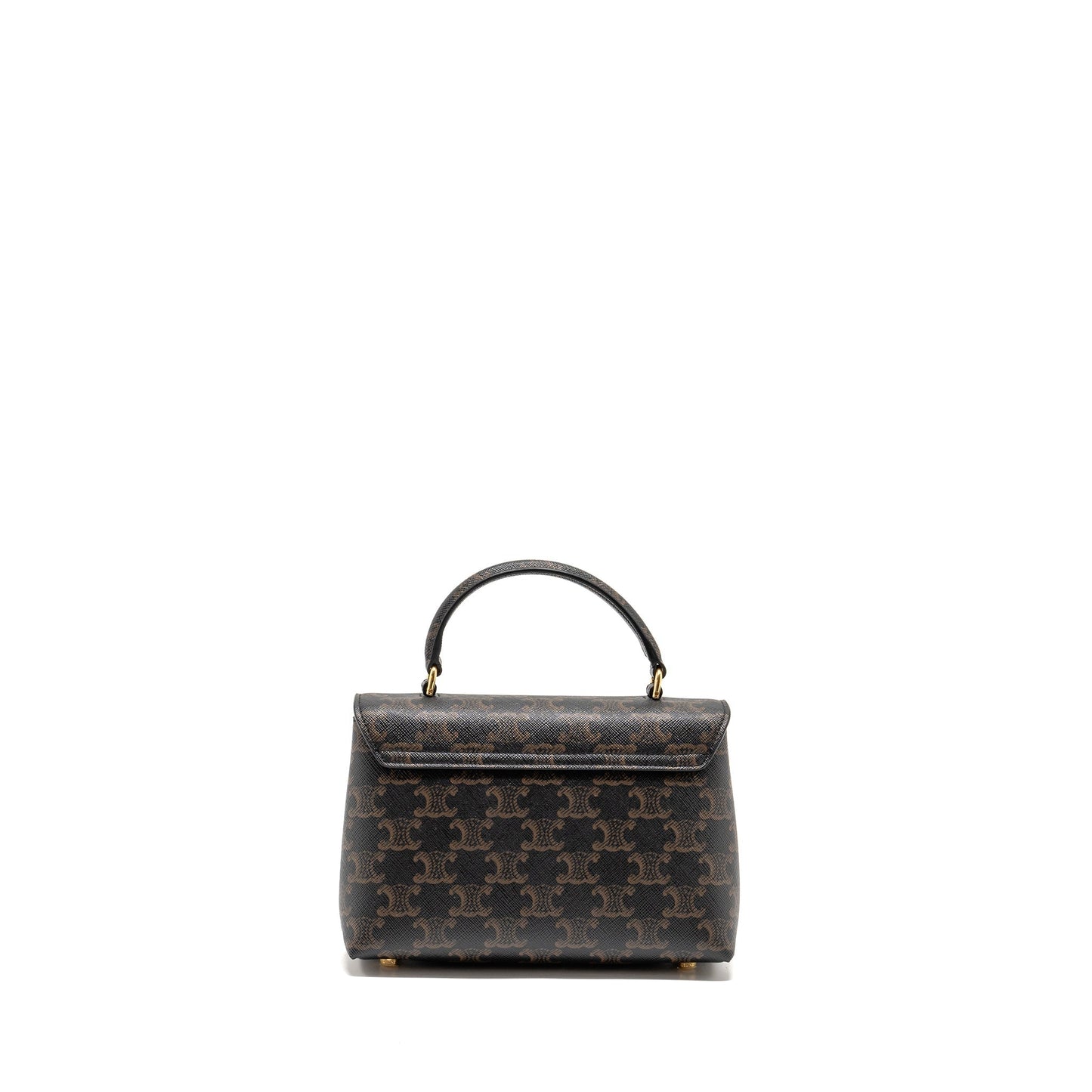 Celine Teen Nino Bag Triomphe Canvas Tan GHW
