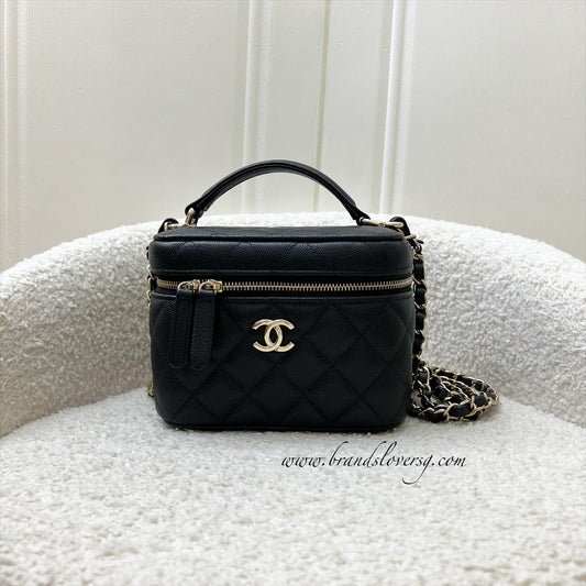 Chanel 22S Top Handle Vanity Case Handbag - Rovelle Bags