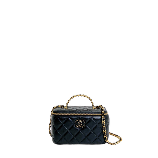 Chanel VANITY WITH CHAIN TOP HANDLE Handbag - Rovelle Bags