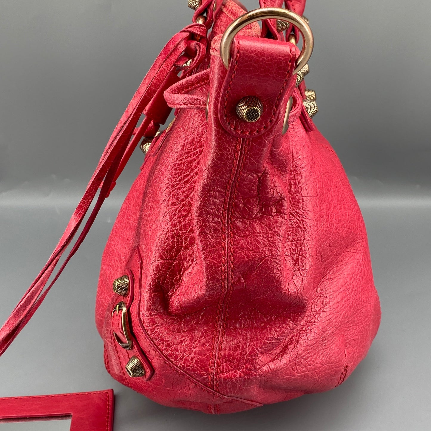 Balenciaga Giant Pompon Bag Pink