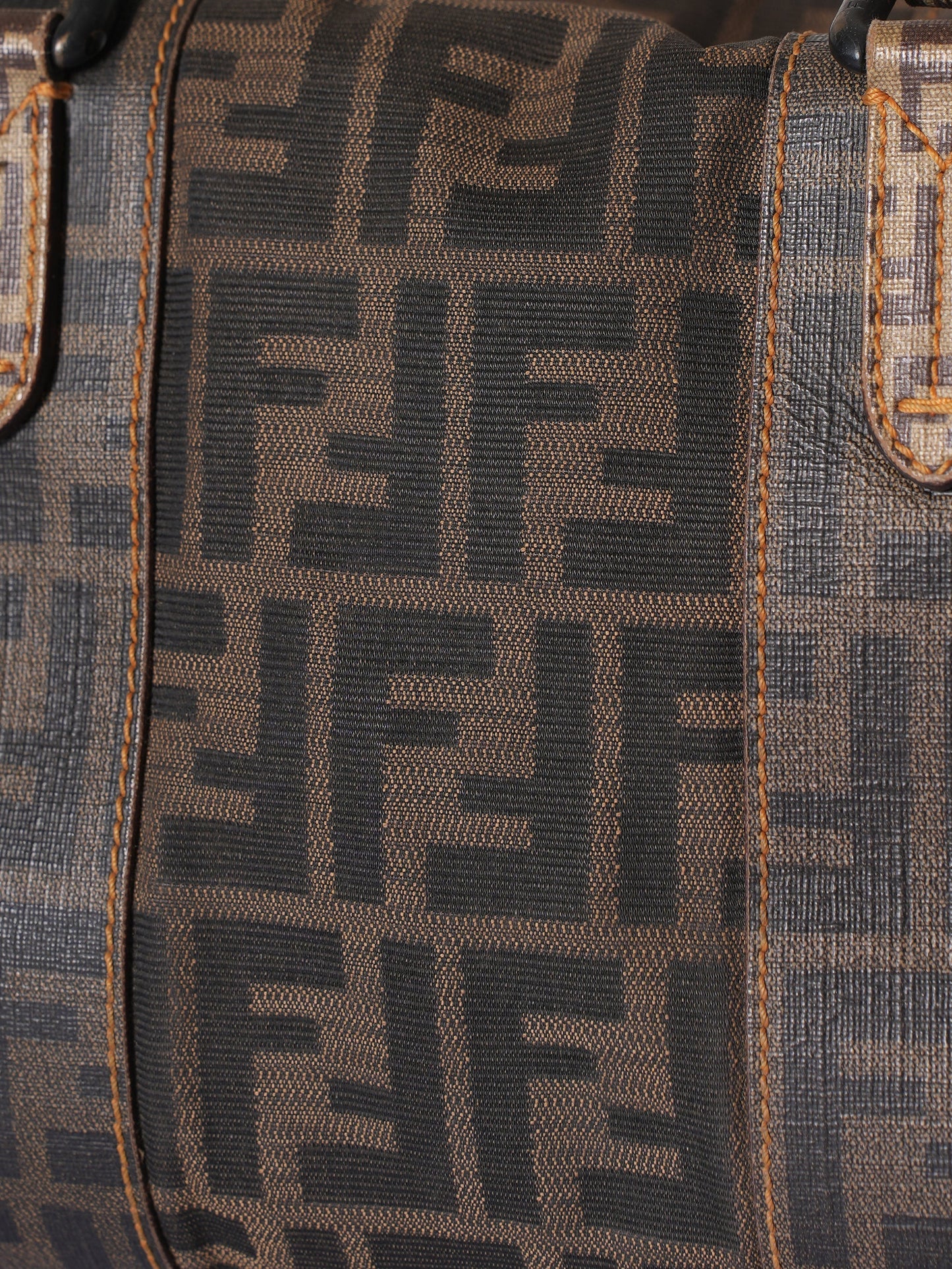 Fendi Multi Zucca Boston Bag