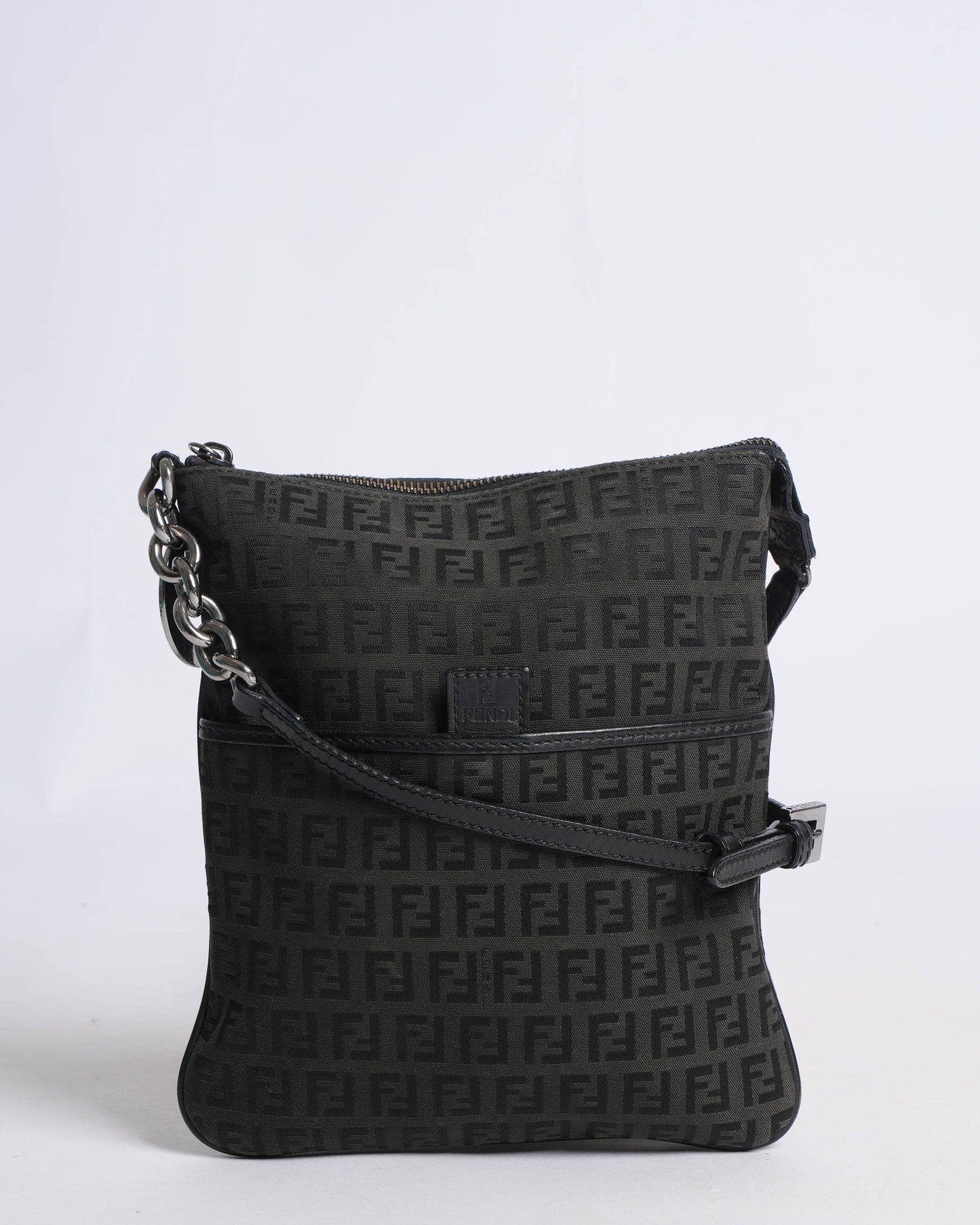 Fendi Zucchino FF Crossbody Bag