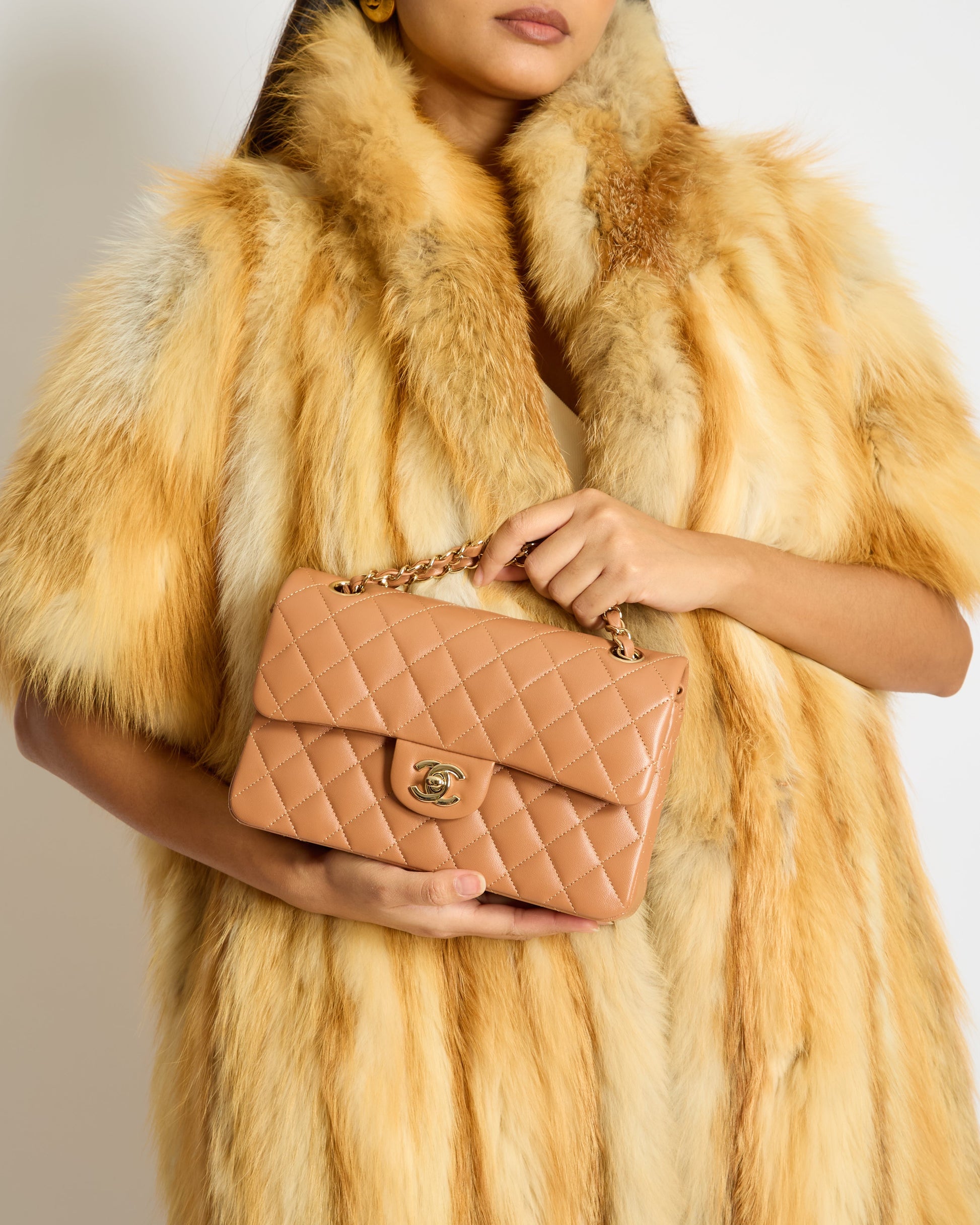 Chanel *HOT* Chanel Caramel Small Classic Flap Bag - Rovelle Bags