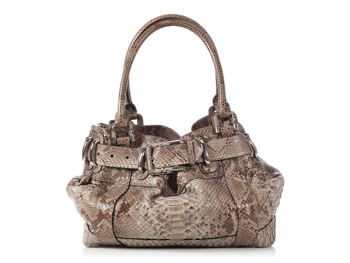Burberry Large Woven Handbag - Rovelle Bags