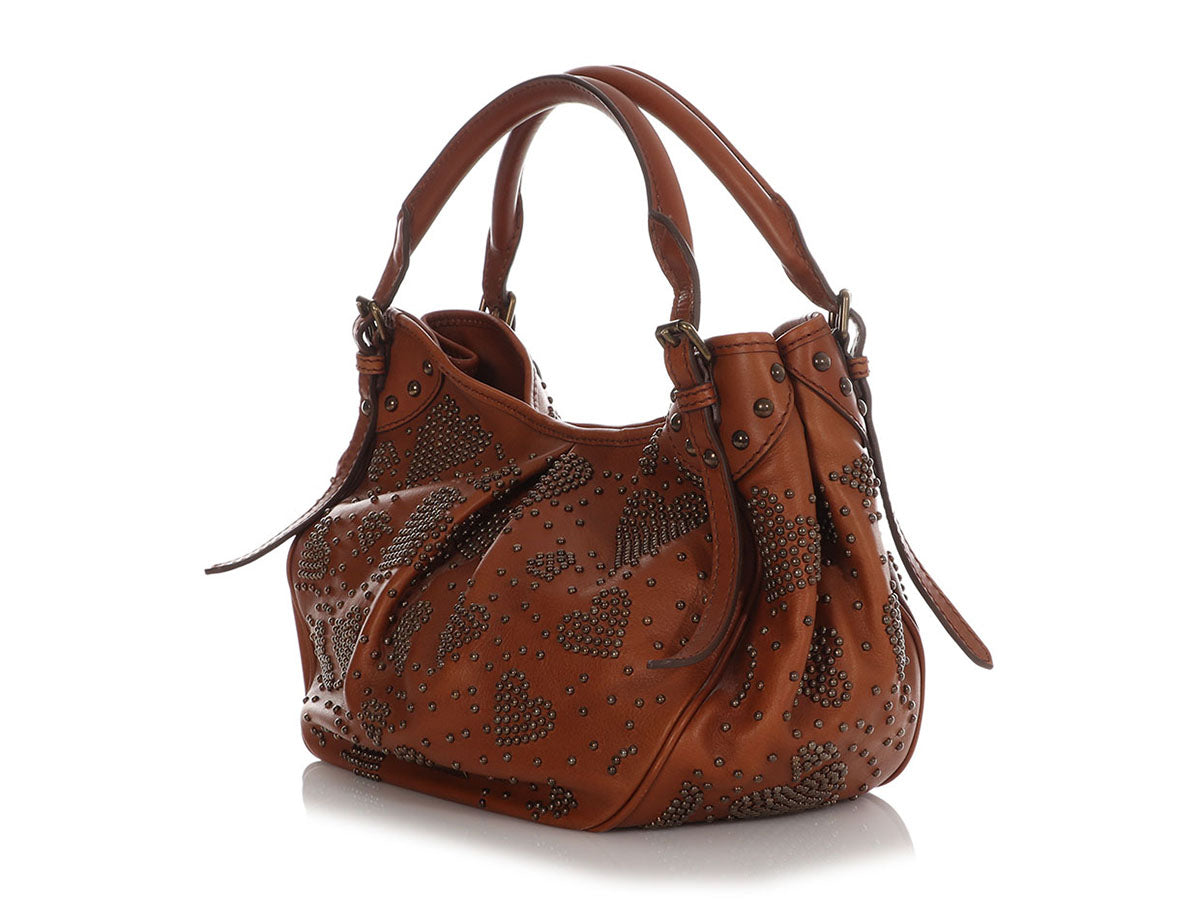 Burberry Studded Heart Hobo Bag - Rovelle Bags