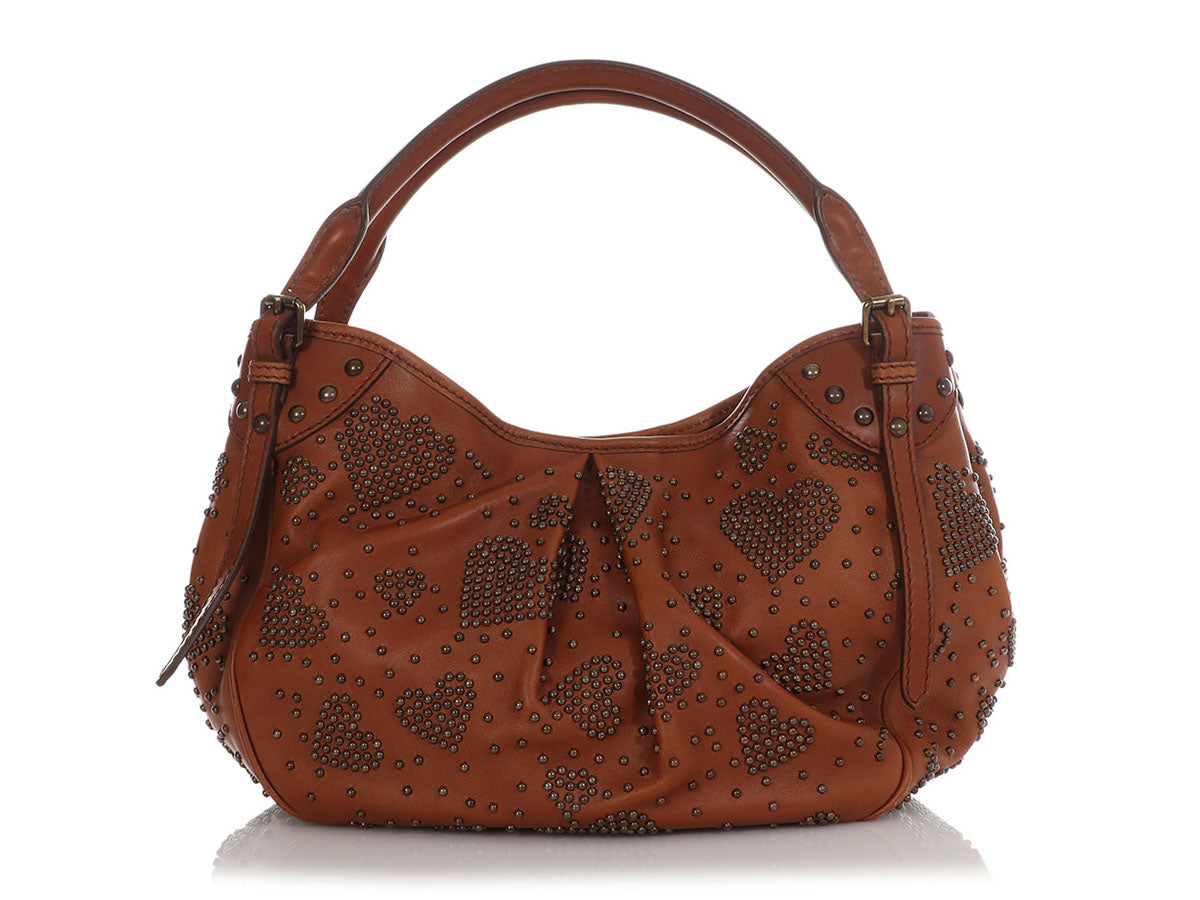 Burberry Studded Heart Hobo Bag - Rovelle Bags