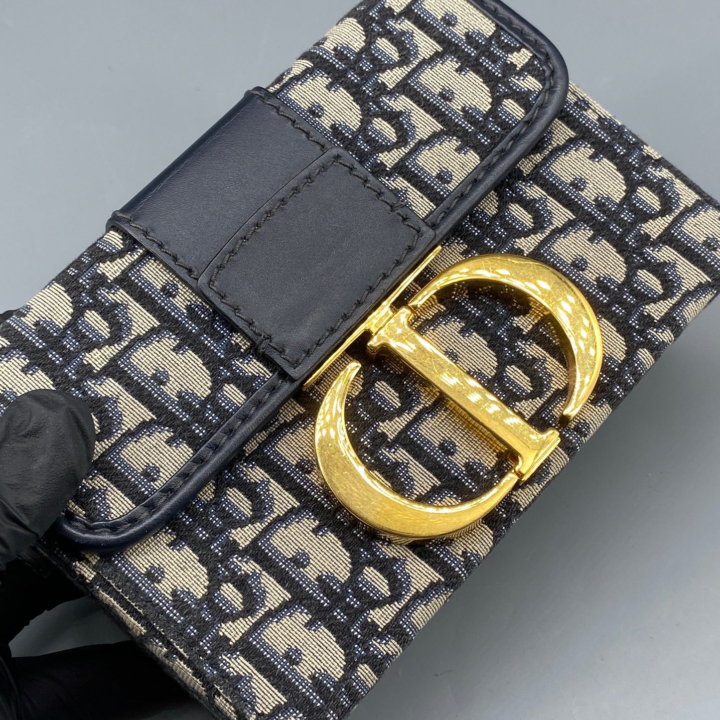 Christian Dior Montaigne Box Oblique Jacquard Crossbody Bag
