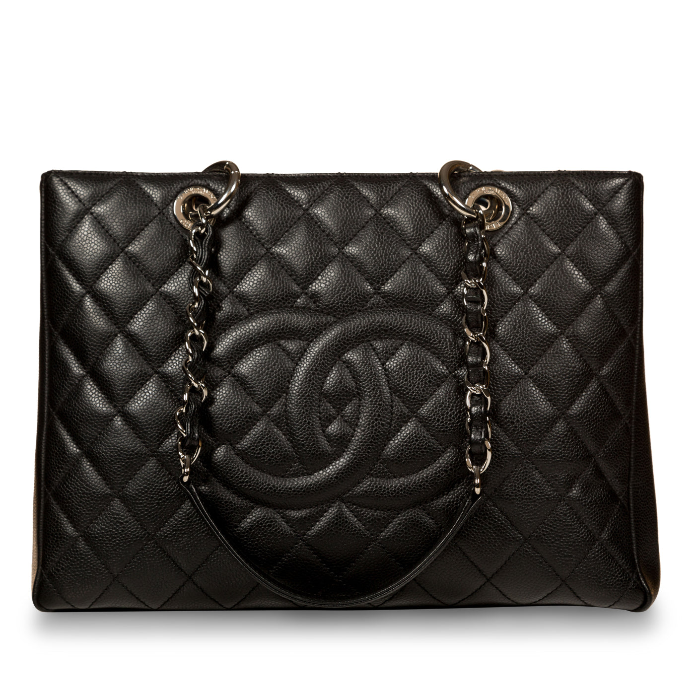Chanel Timeless Caviar Black Tote Bag Style 28