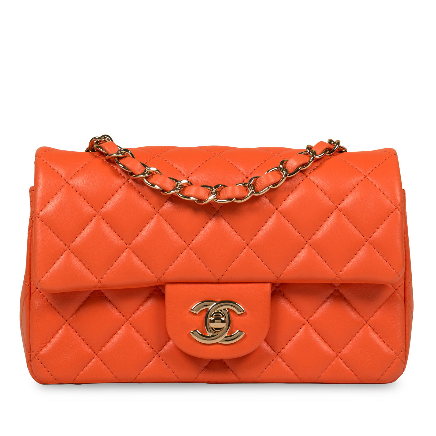 Chanel Classic Flap Lambskin Black Shoulder Bag Style 189