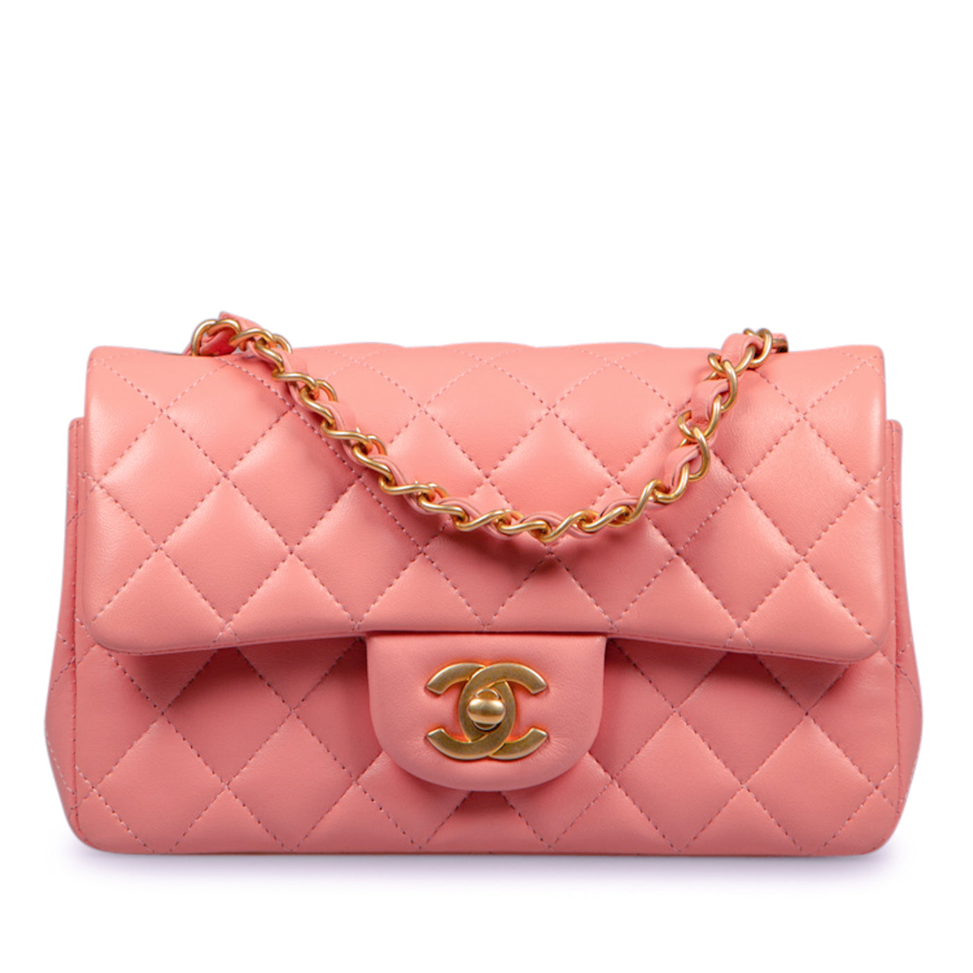 Chanel Classic Flap Lambskin Black Shoulder Bag Style 188