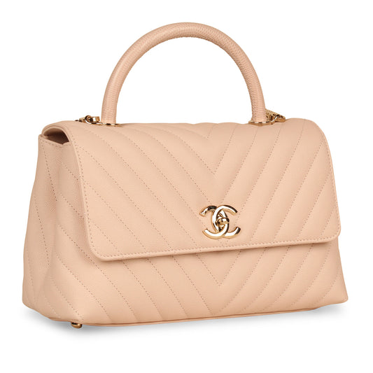 Chanel Coco Handle Handbag - Rovelle Bags