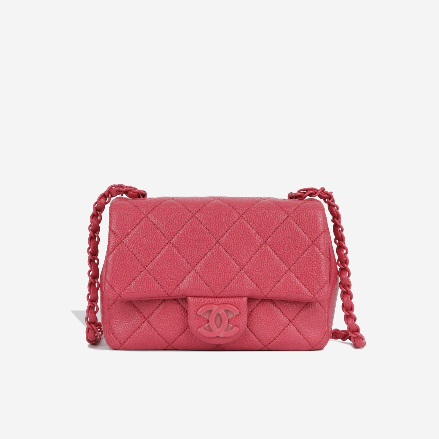 Chanel Classic Flap Caviar Pink Shoulder Bag
