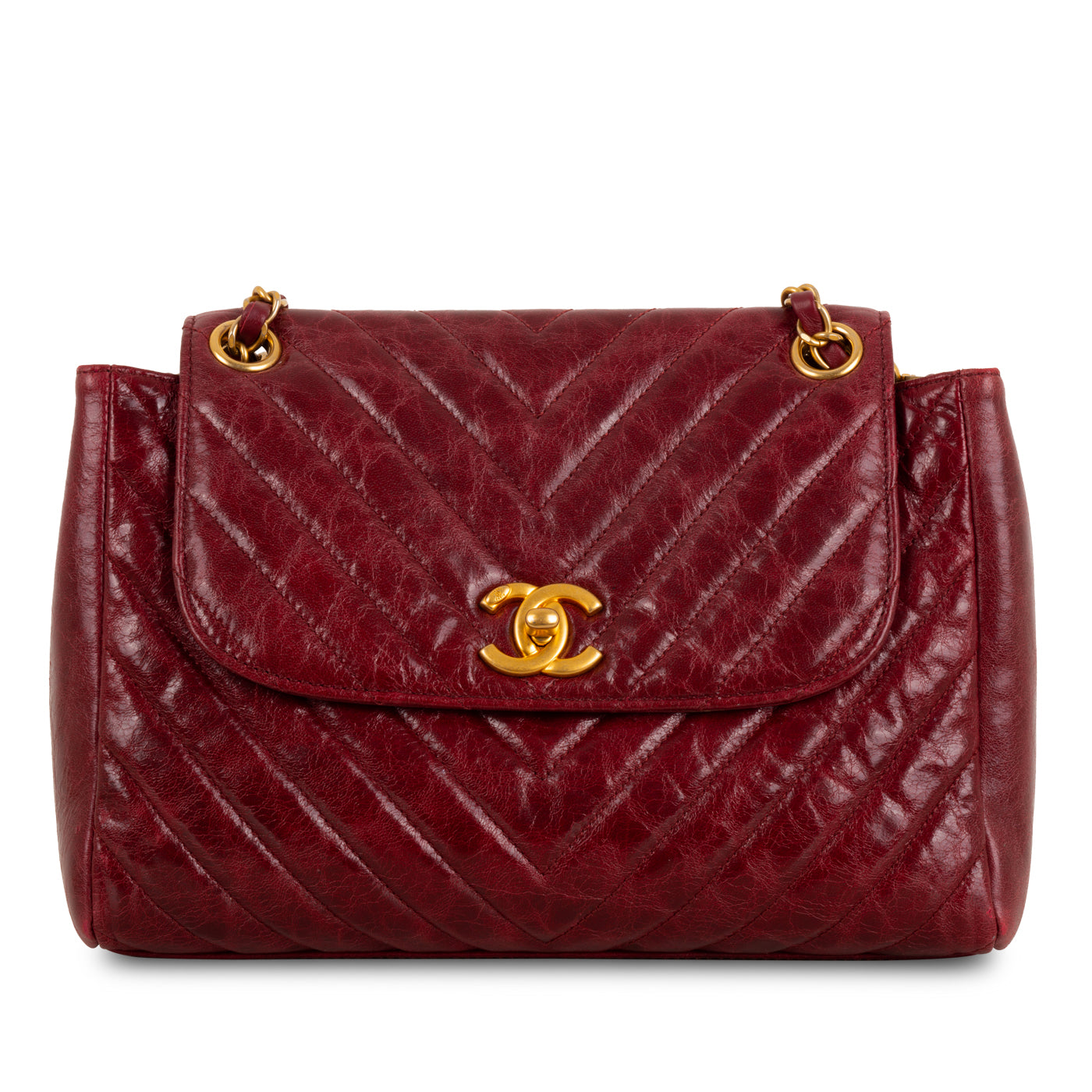 Chanel Classic Flap Calfskin Gold Crossbody