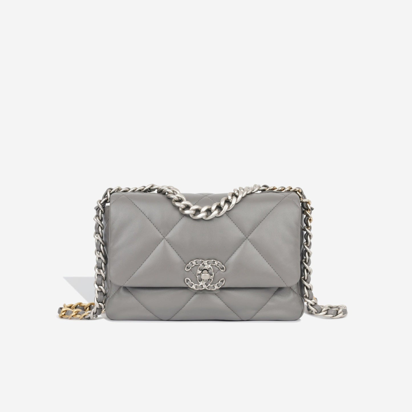 Chanel Chanel 19 Lambskin Gold Shoulder Bag Style 13