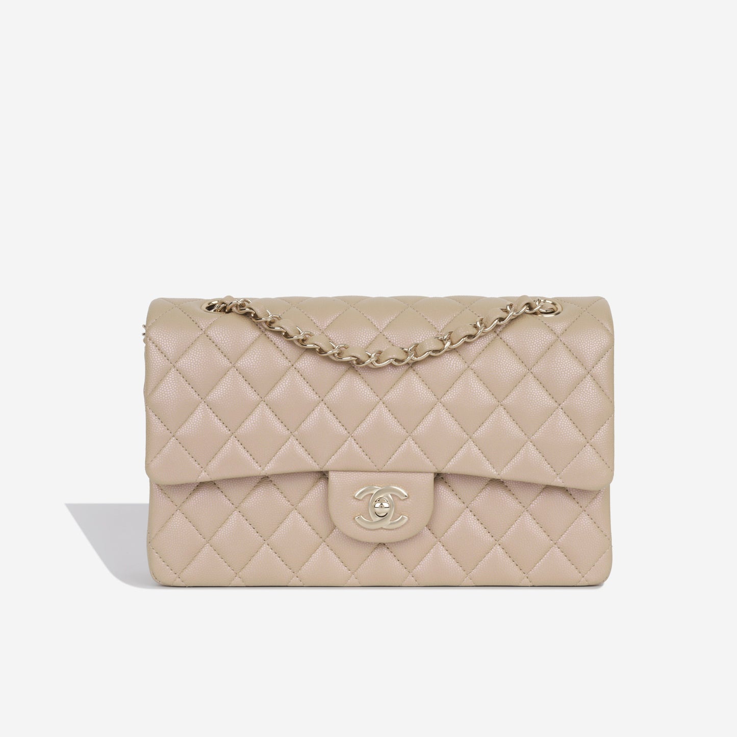 Chanel Classic Flap Lambskin Black Shoulder Bag Style 106