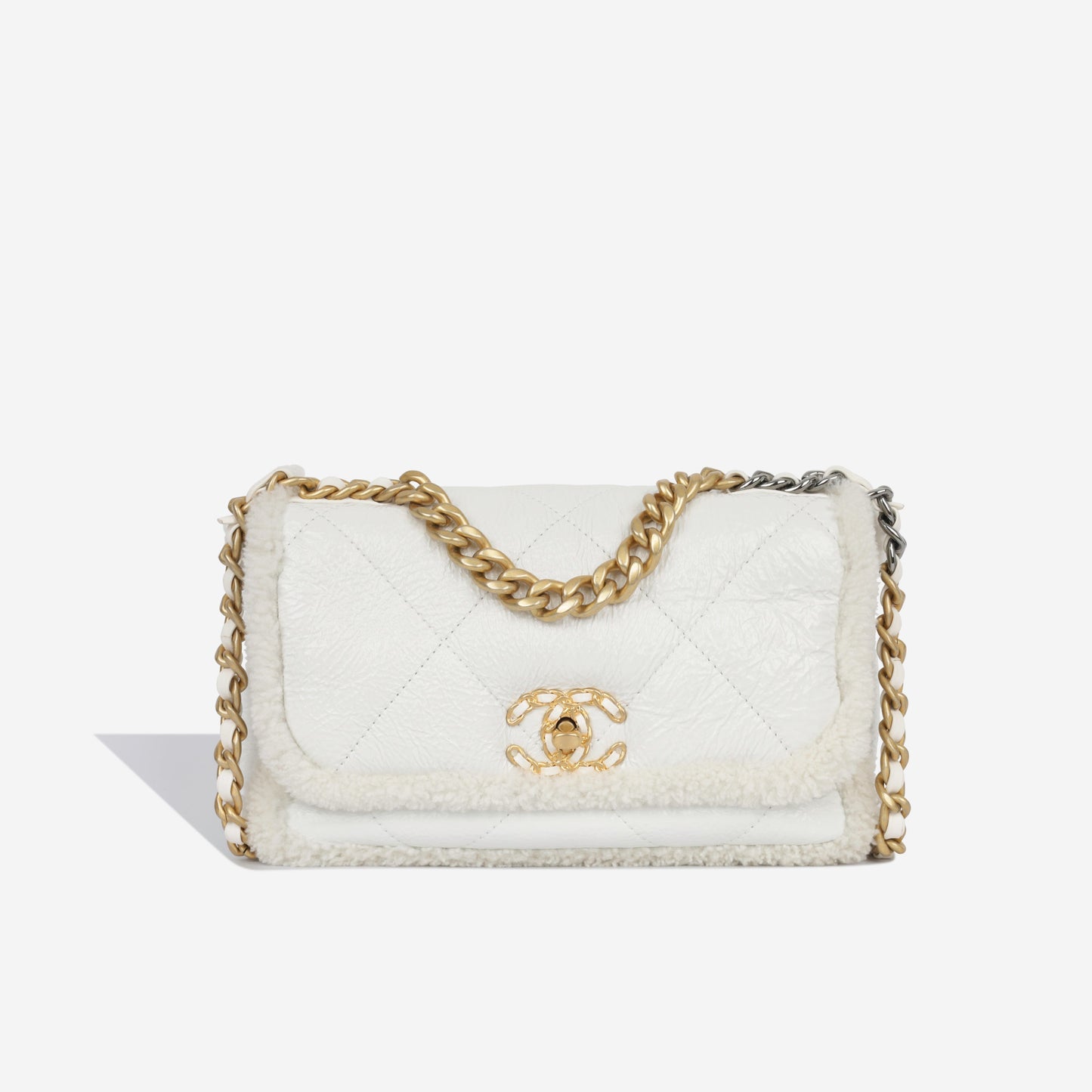 Chanel Chanel 19 Lambskin Gold Shoulder Bag Style 11