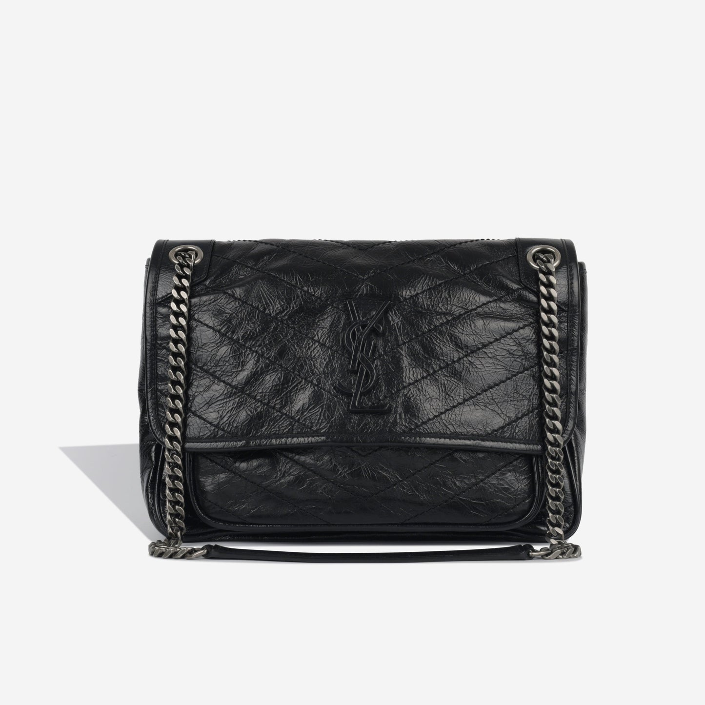 Saint Laurent Niki Calfskin Black Shoulder Bag Style 2