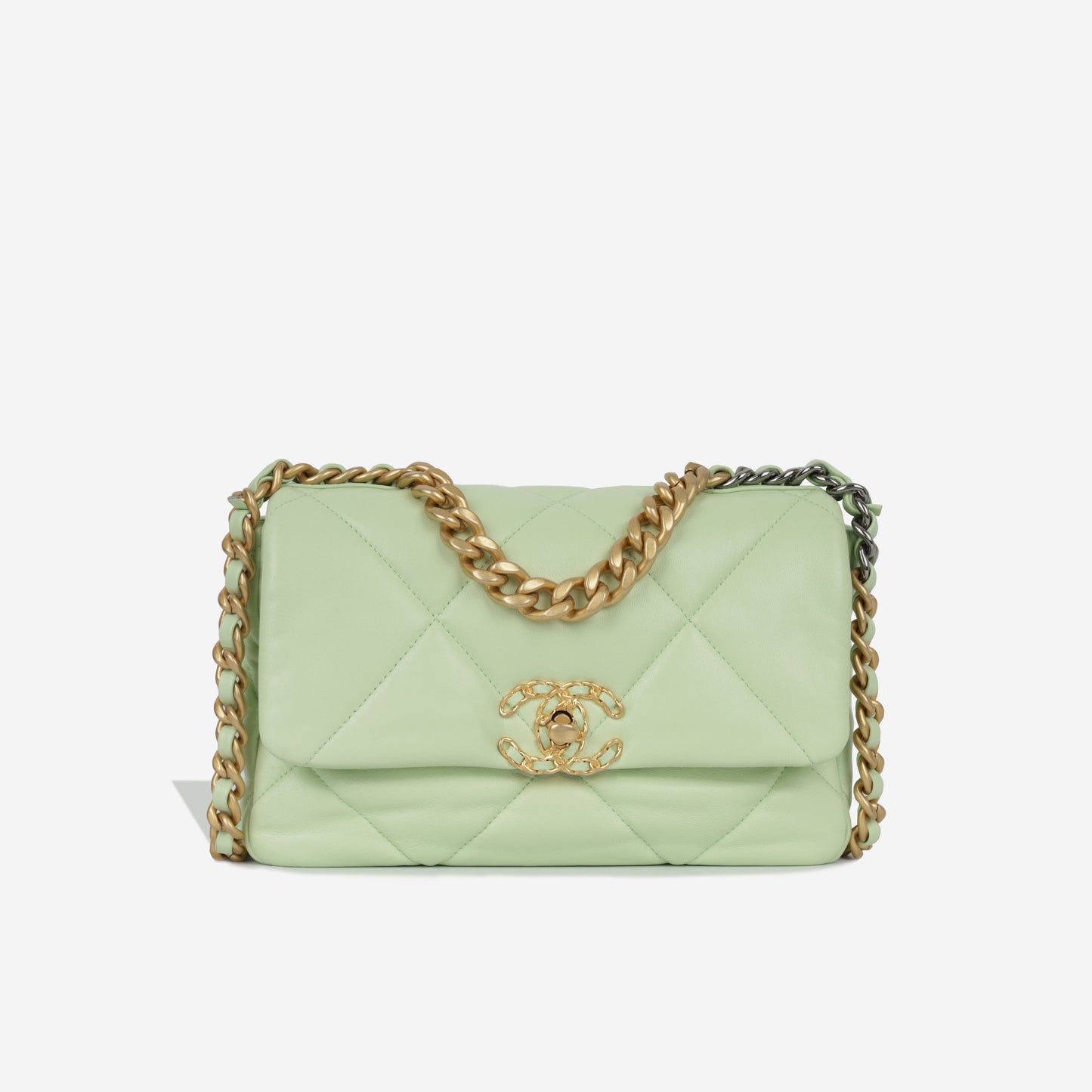 Chanel Chanel 19 Lambskin Gold Shoulder Bag Style 8