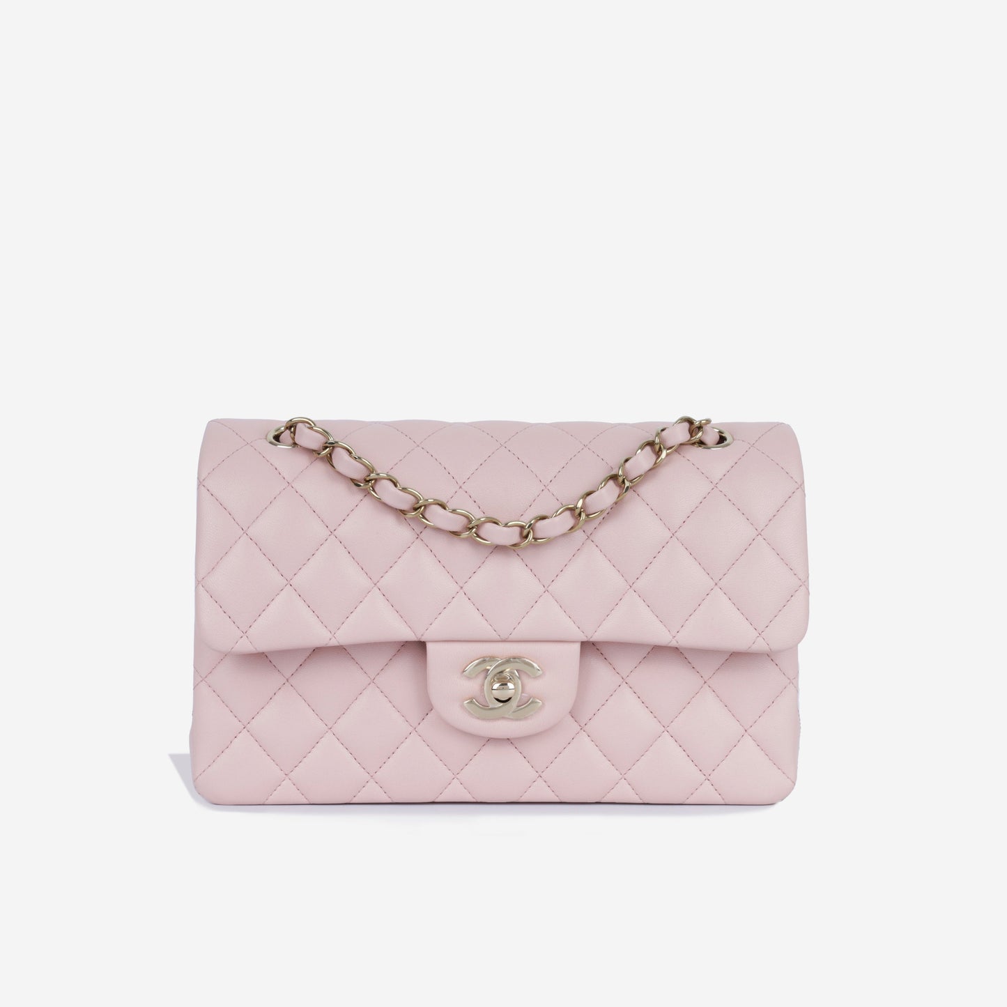 Chanel Small Classic Flap Bag - Pink