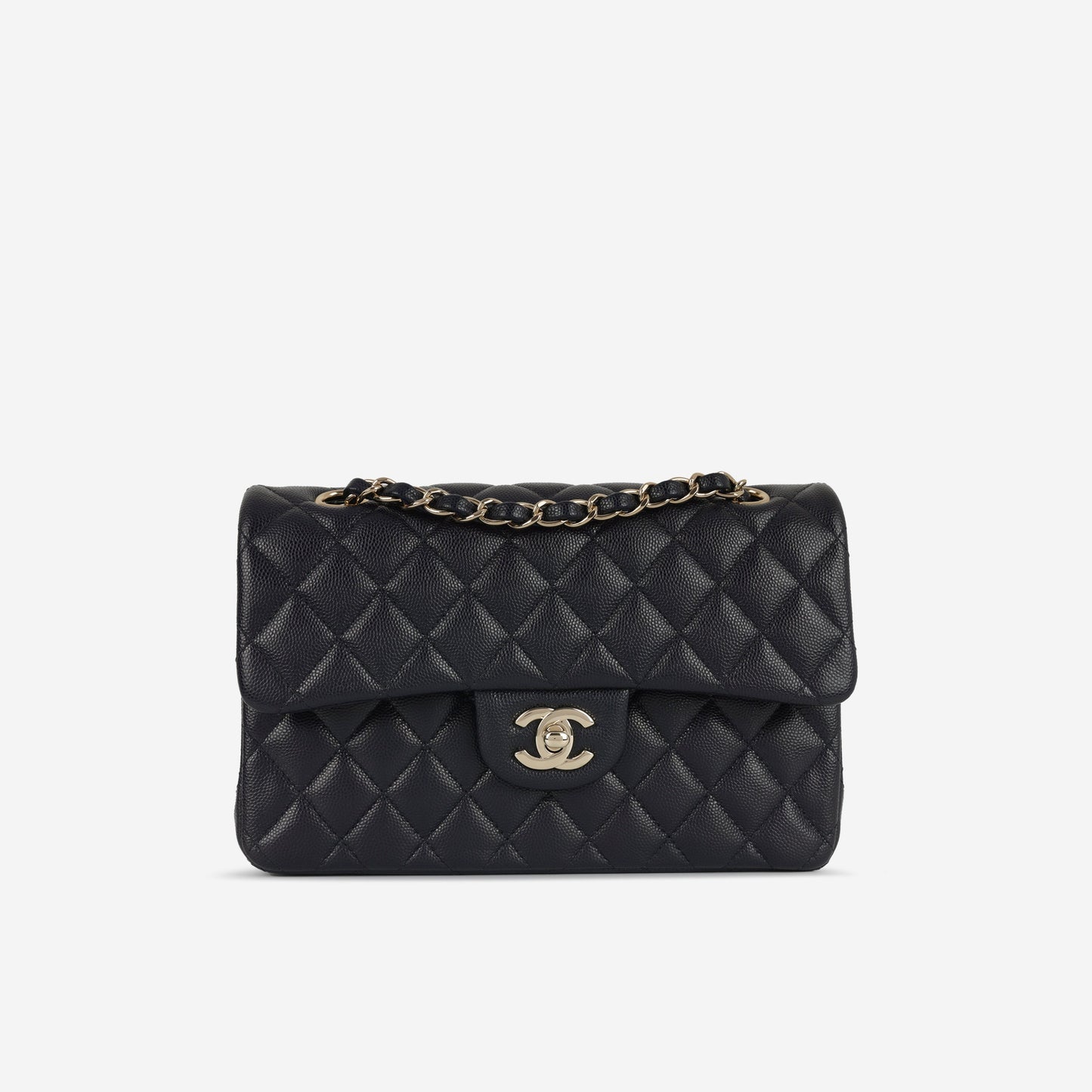 Chanel Classic Flap Lambskin Gold Shoulder Bag Style 137