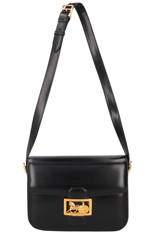 CELINE Horse Carriage Crossbody Bag Black Box