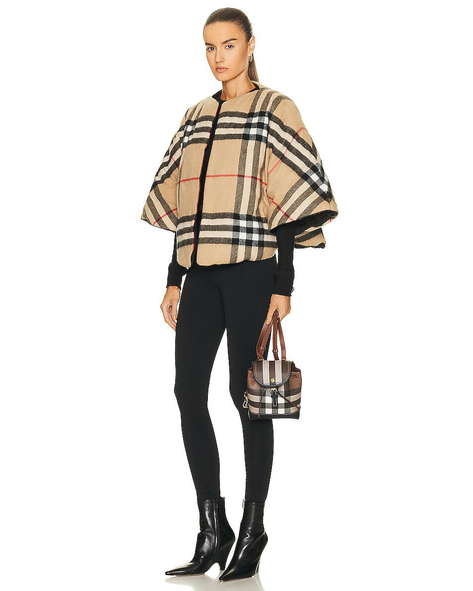 Burberry Check Backpack - Rovelle Bags