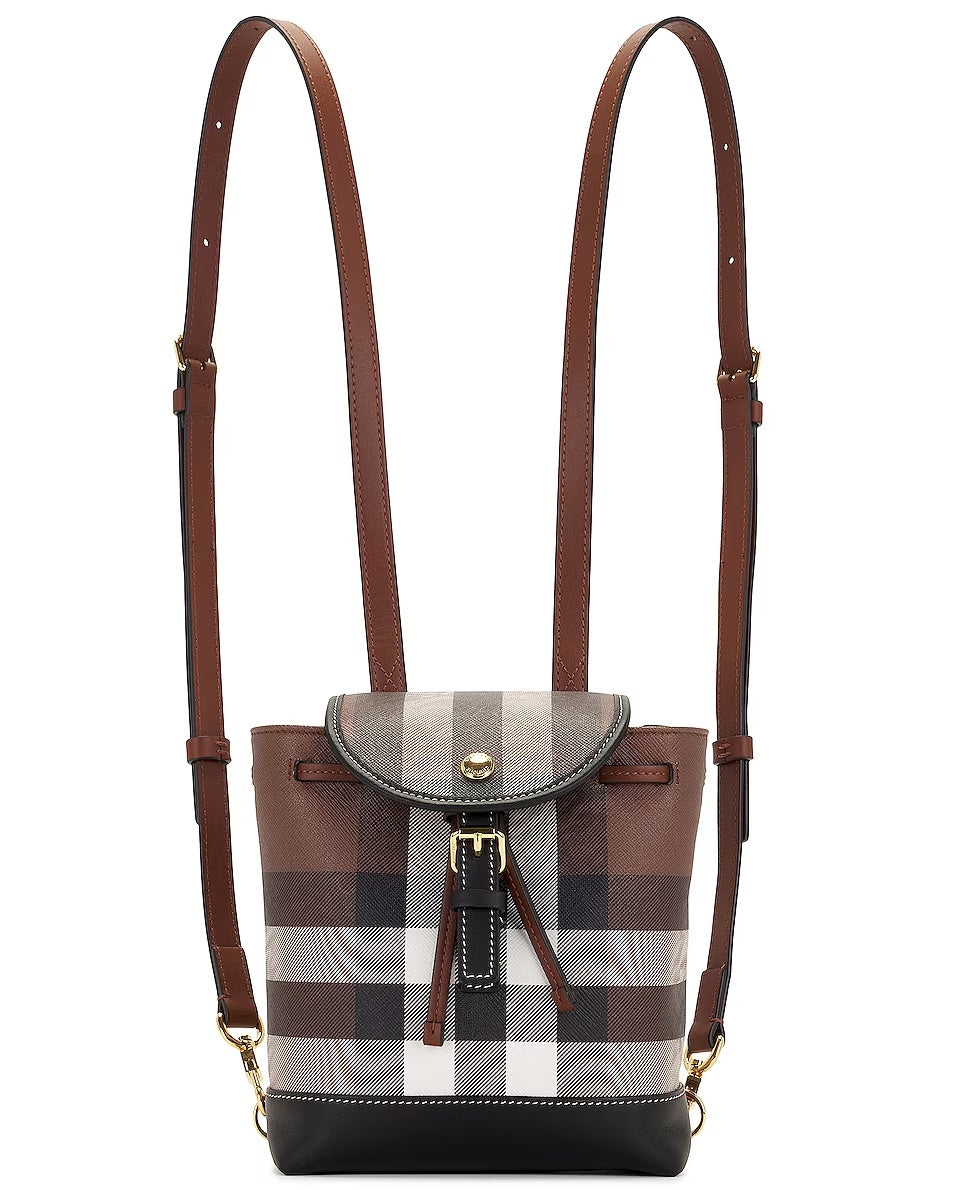 Burberry Check Backpack - Rovelle Bags