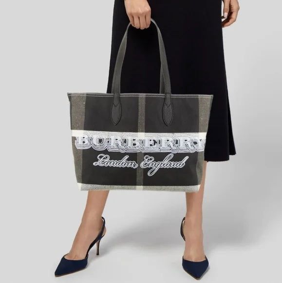 Burberry DOODLE Coated Shoulder Bag - Rovelle Bags