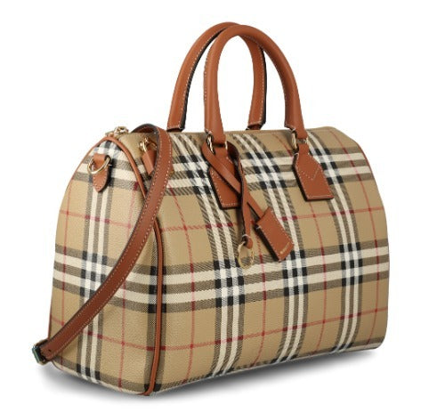 Burberry Check Handbag - Rovelle Bags
