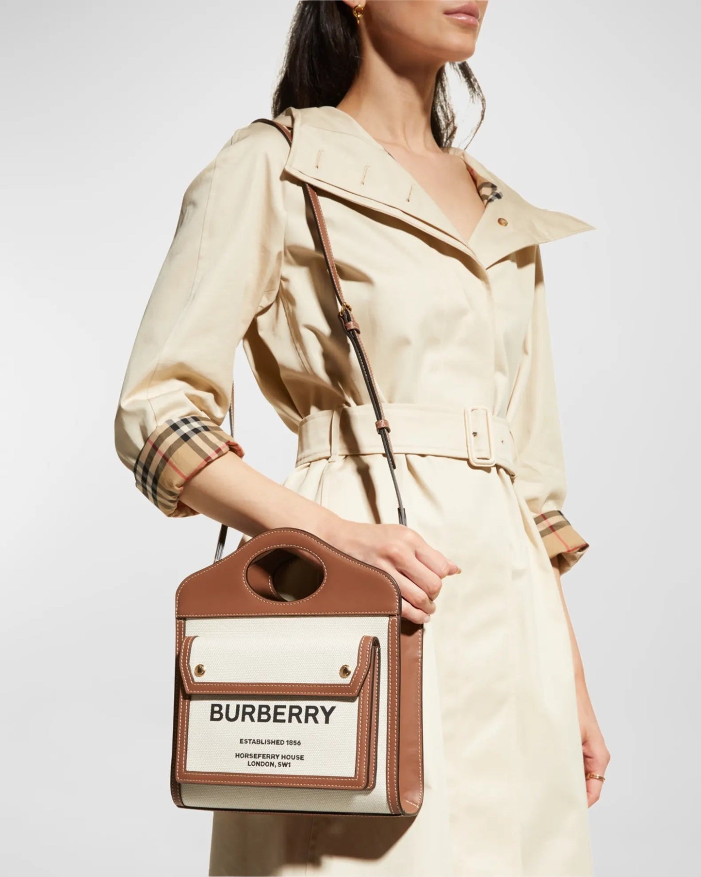 Burberry Pocket Tote - Rovelle Bags