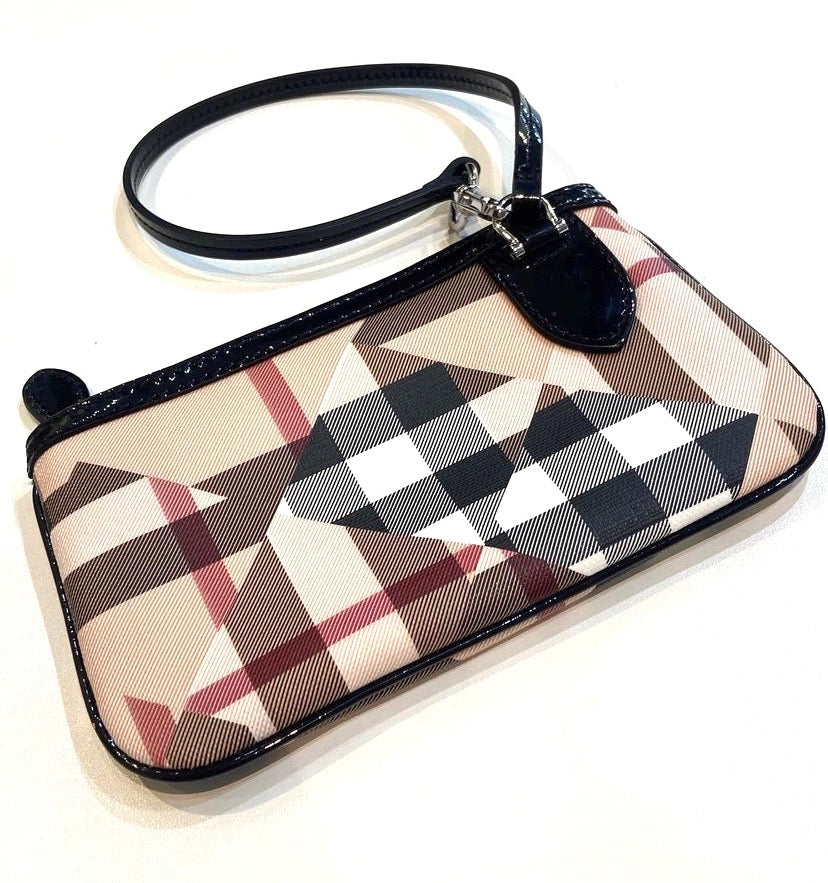Burberry PATCHWORK WRISTLET Clutch Bag - Rovelle Bags