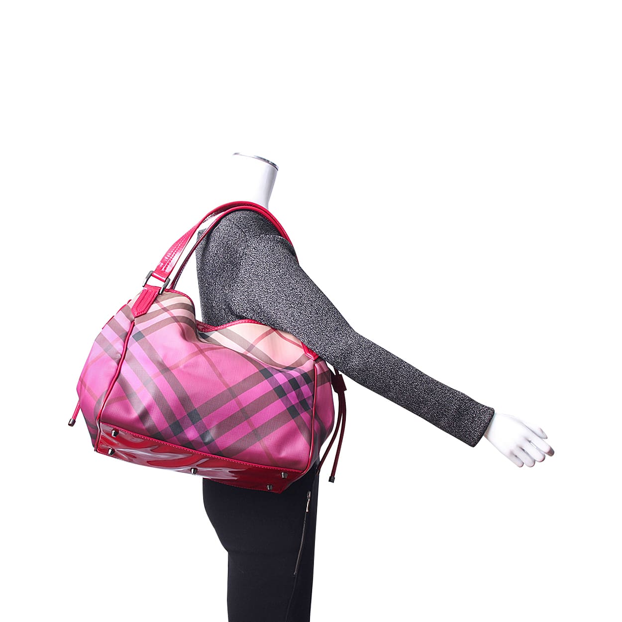 Burberry Nova Raspberry Shoulder Bag - Rovelle Bags