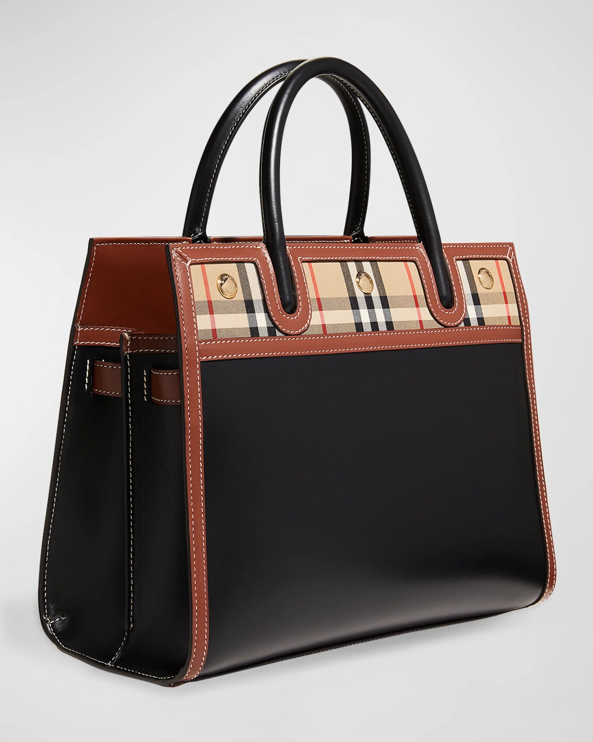 Burberry TITLE TRIM Shoulder Bag - Rovelle Bags