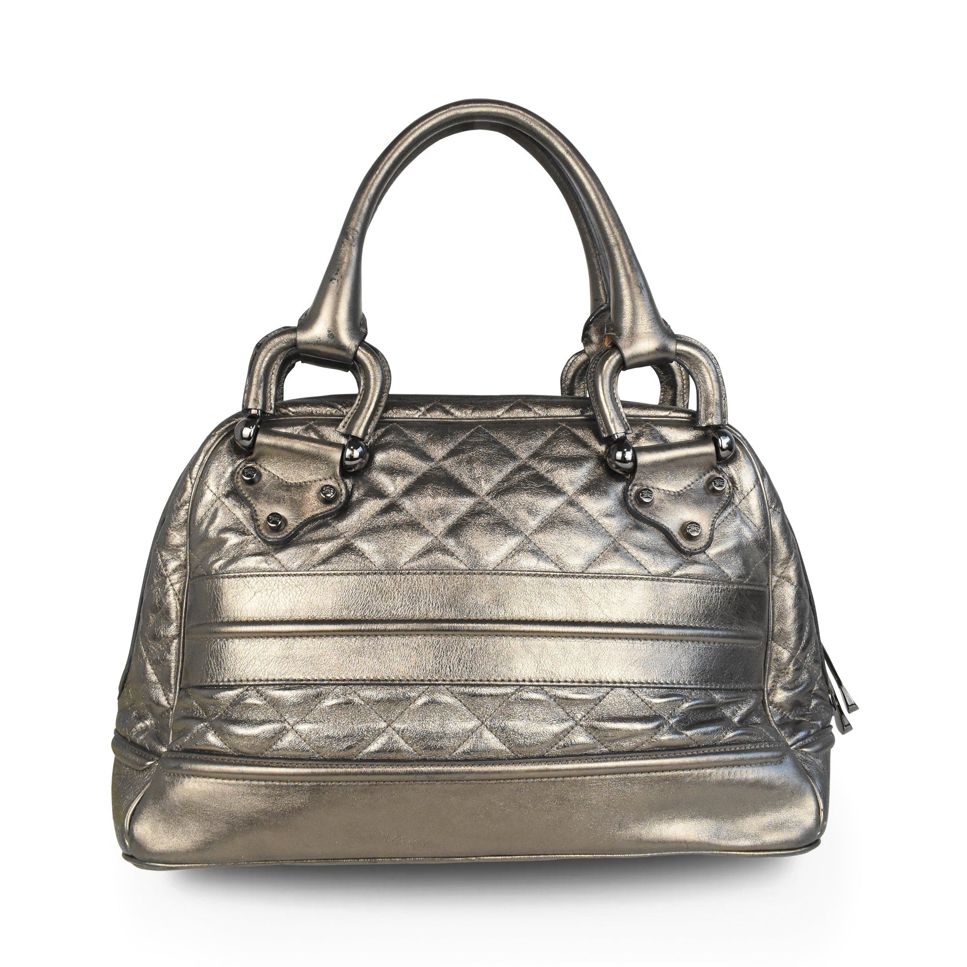 Burberry Metallic Bowler Tote Bag - Rovelle Bags