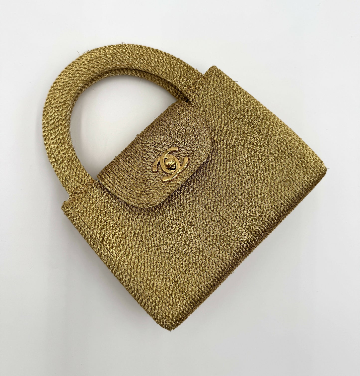 Chanel 1998 Woven Top Handle Bag