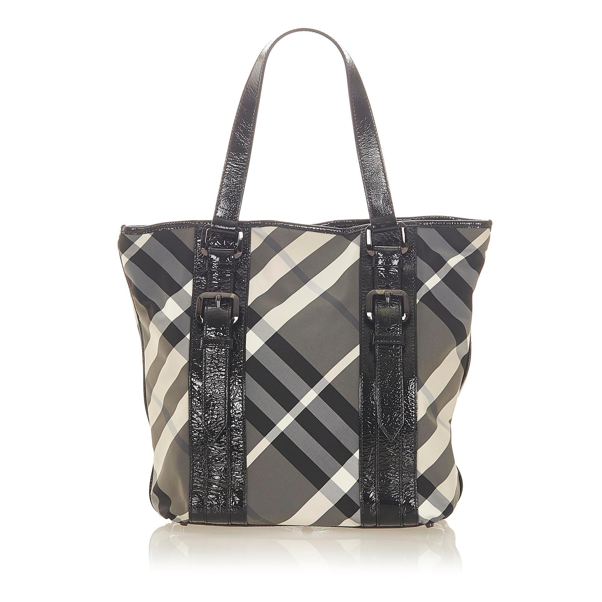 Burberry Check Tote - Rovelle Bags