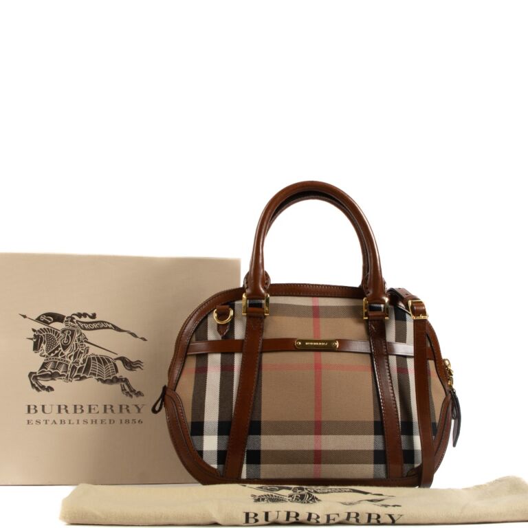 Burberry Check Handbag - Rovelle Bags