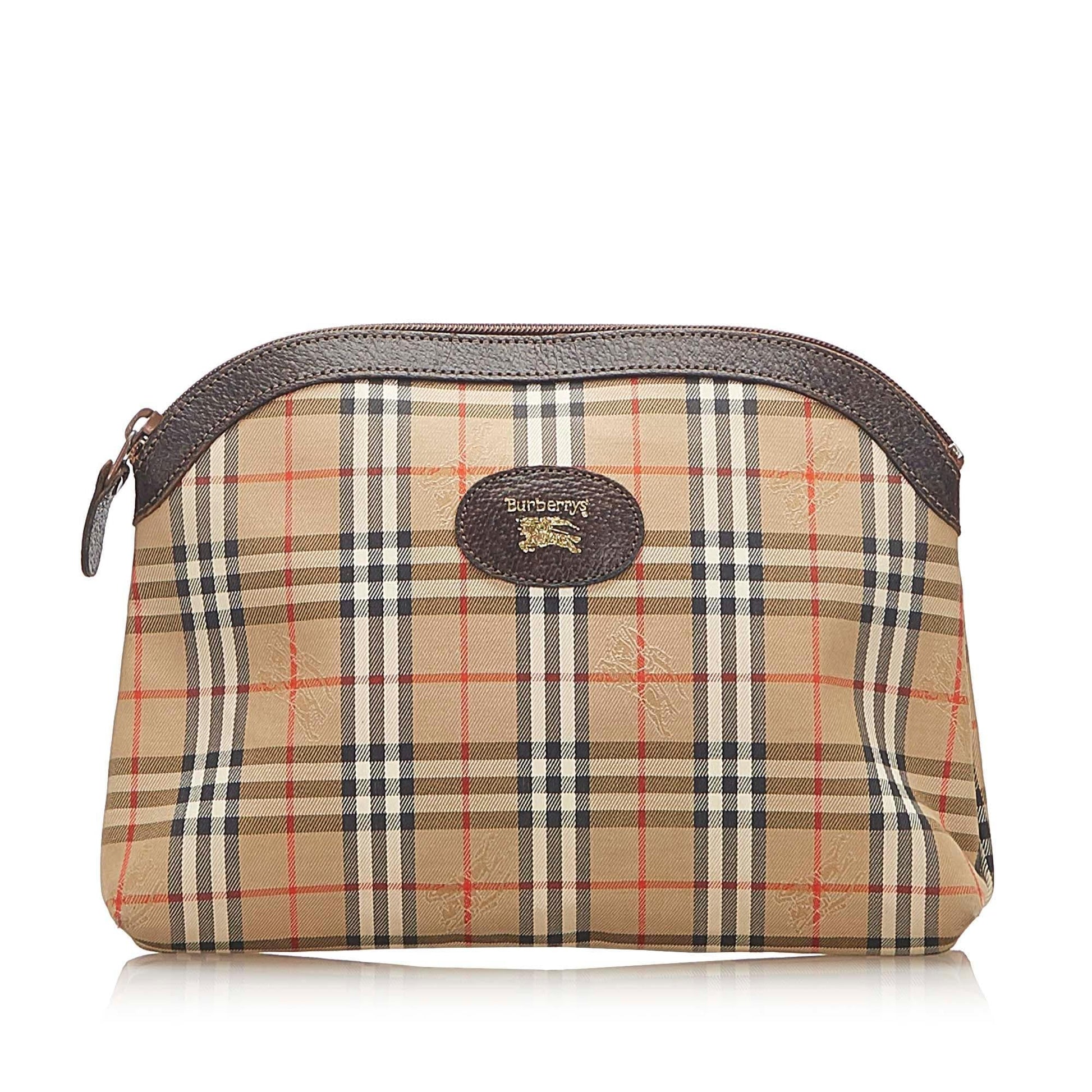 Burberry Haymarket Clutch Bag - Rovelle Bags
